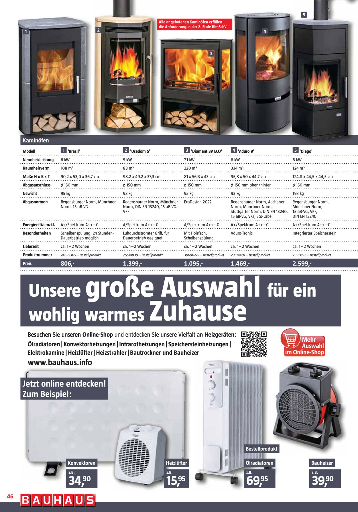 Bauhaus Prospekt - Aktuell vom 01.12-08.12.2023 (Seite 46)
