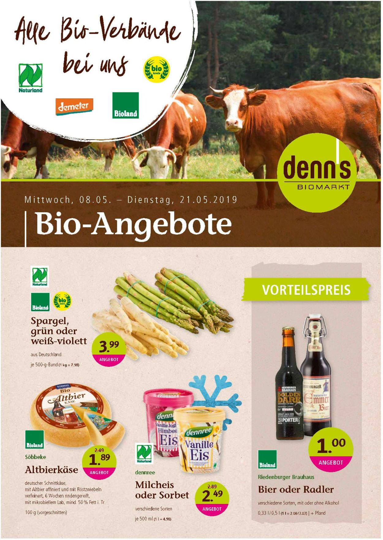 Denn's Biomarkt Prospekt - Aktuell vom 08.05-21.05.2019