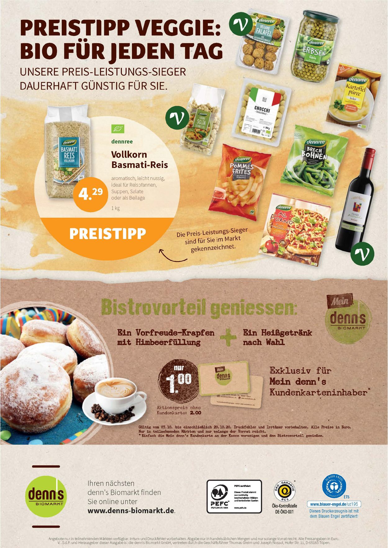 Denn's Biomarkt Prospekt - Aktuell vom 07.10-20.10.2020 (Seite 12)