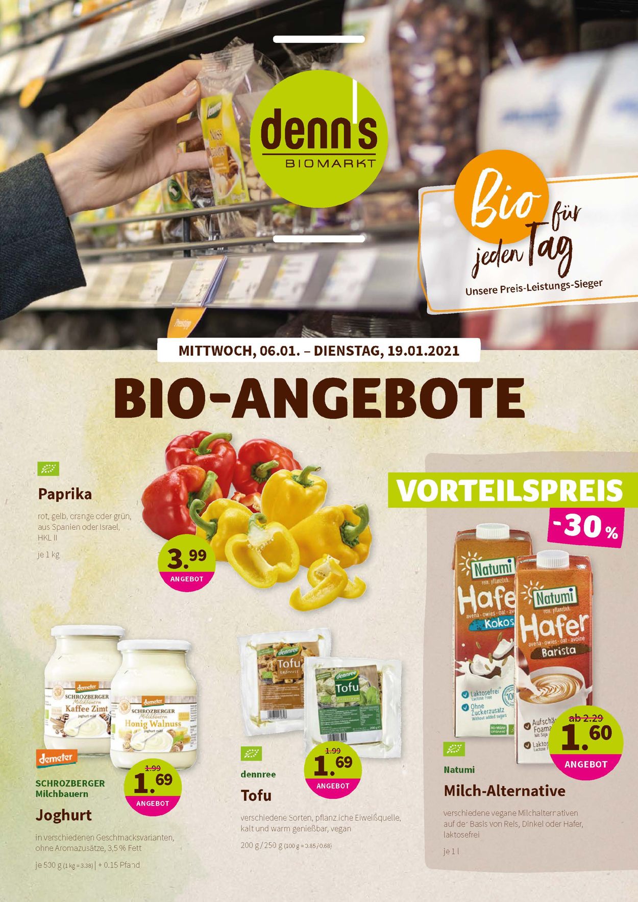 Denn's Biomarkt Prospekt - Aktuell vom 06.01-19.01.2021