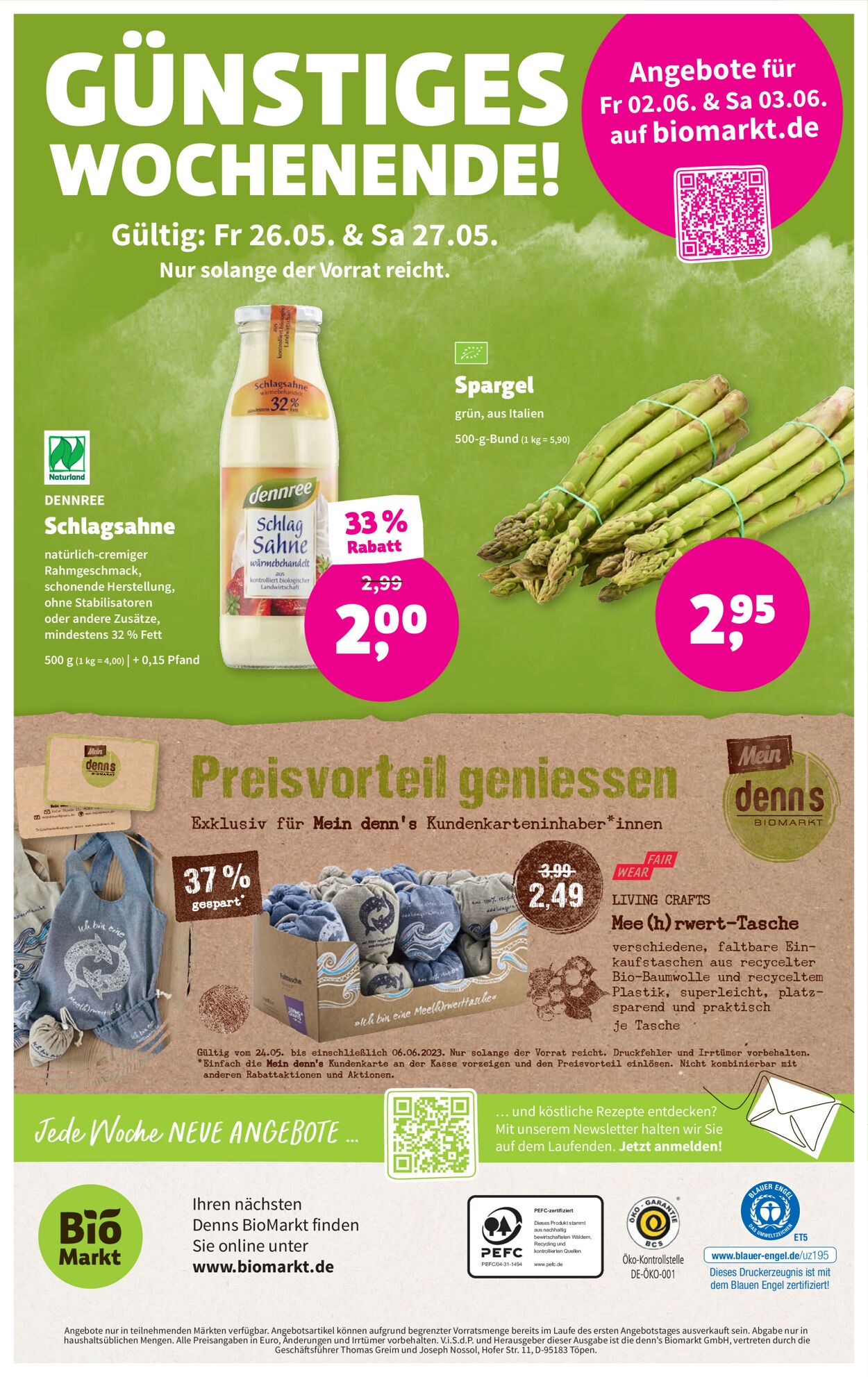 Denn's Biomarkt Prospekt - Aktuell vom 24.05-06.06.2023 (Seite 12)