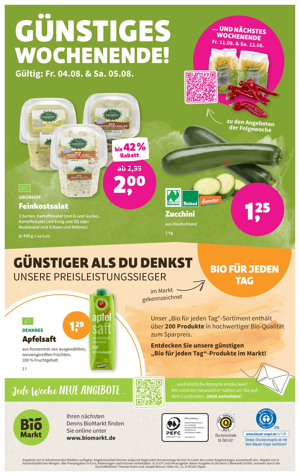 Denn's Biomarkt Prospekt - Aktuell vom 01.08-01.08.2023 (Seite 12)