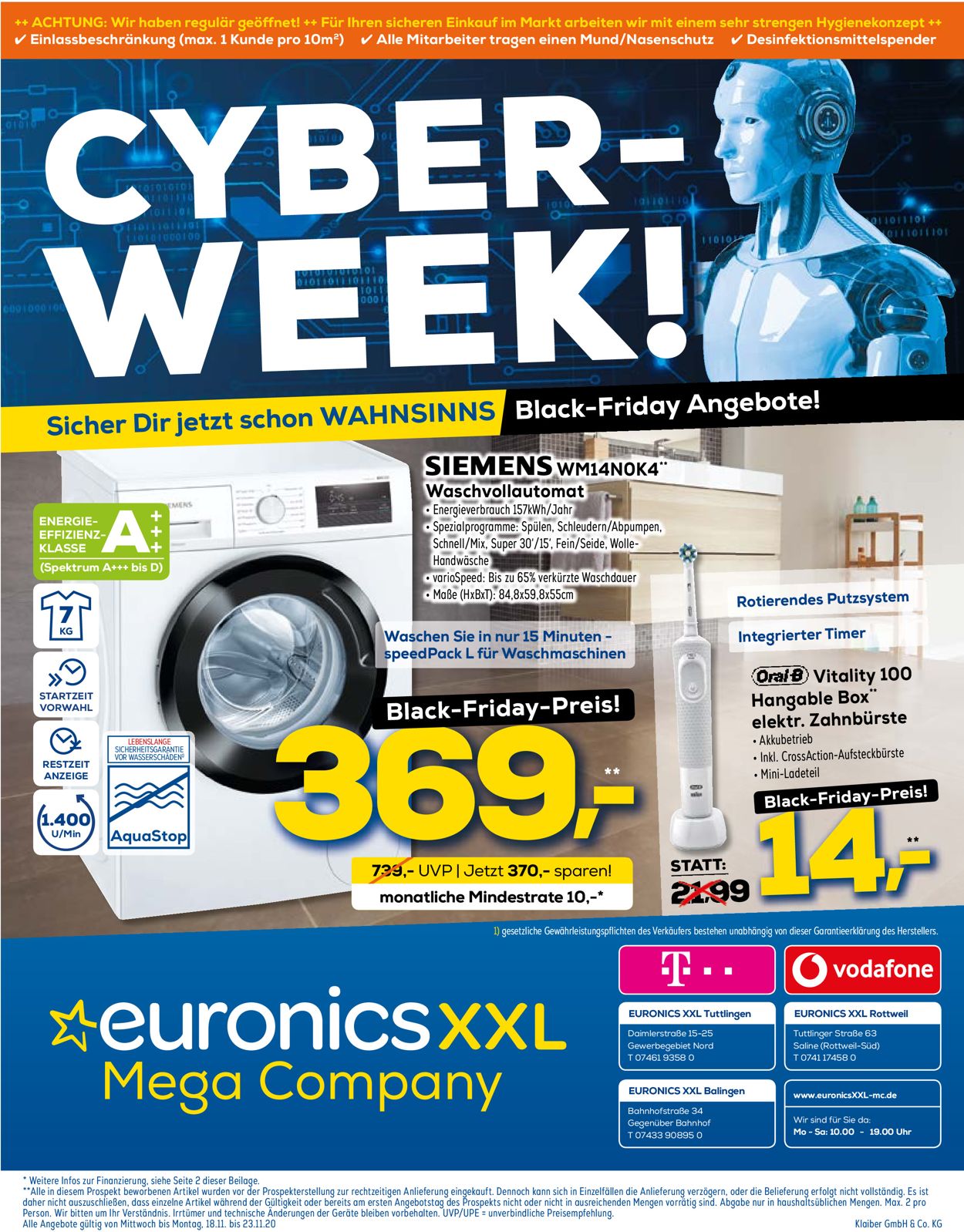 Euronics - Cyber Week 2020 Prospekt - Aktuell vom 18.11-23.11.2020 (Seite 12)