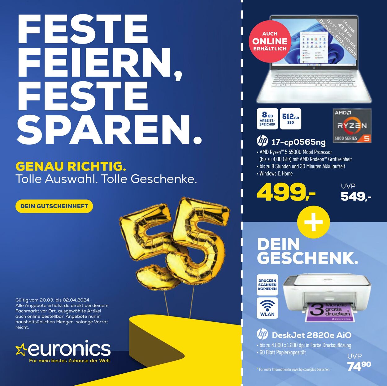 Euronics Prospekt - Aktuell vom 20.03-23.03.2024