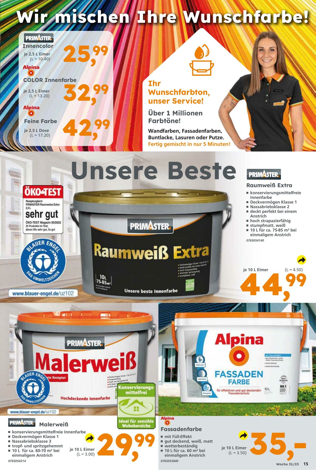 Globus Baumarkt - Sachsen Prospekt - Aktuell vom 30.07-05.08.2023 (Seite 15)