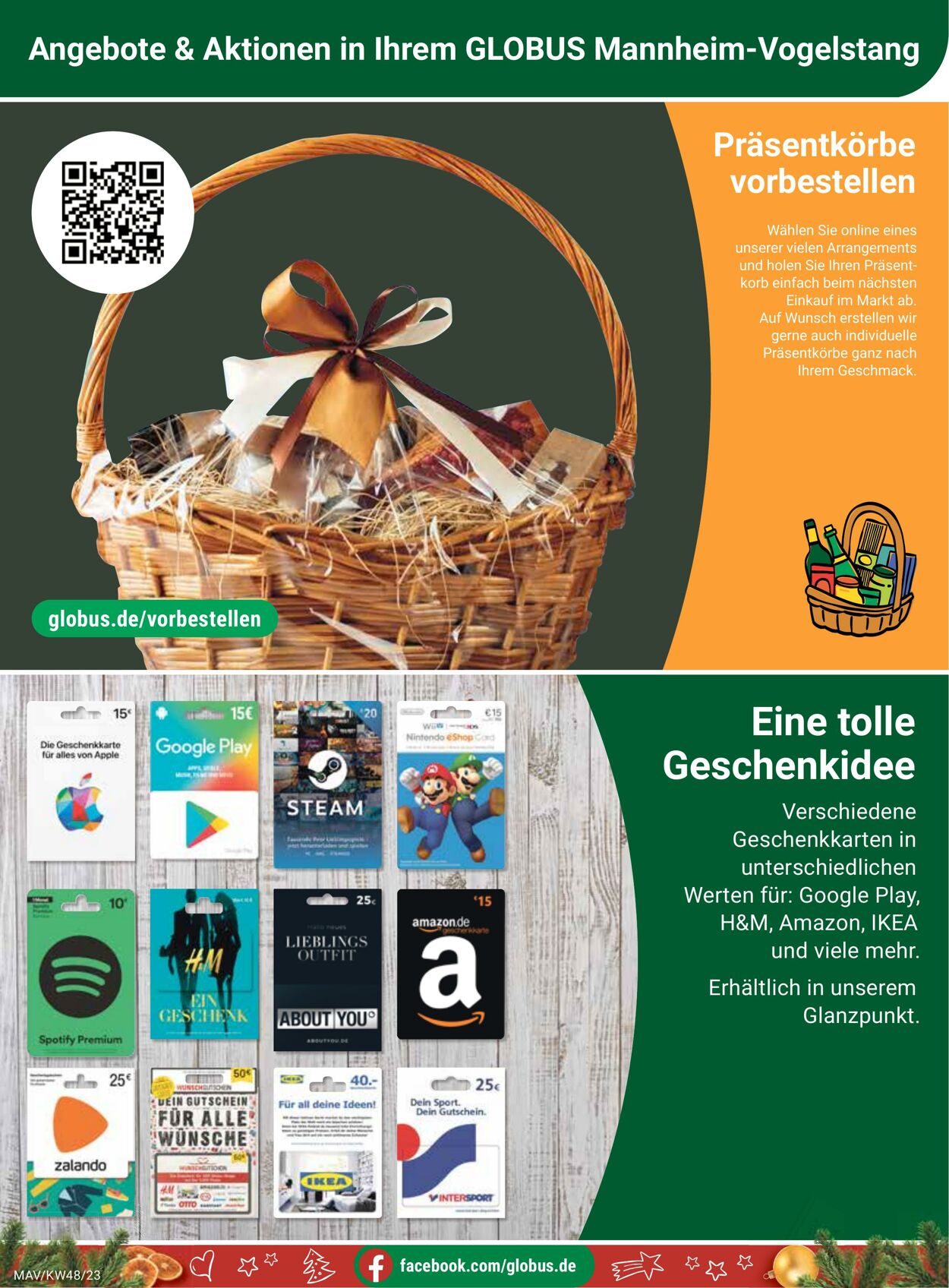 Globus - Mannheim - Vogelstang Prospekt - Aktuell vom 27.11-02.12.2023 (Seite 43)