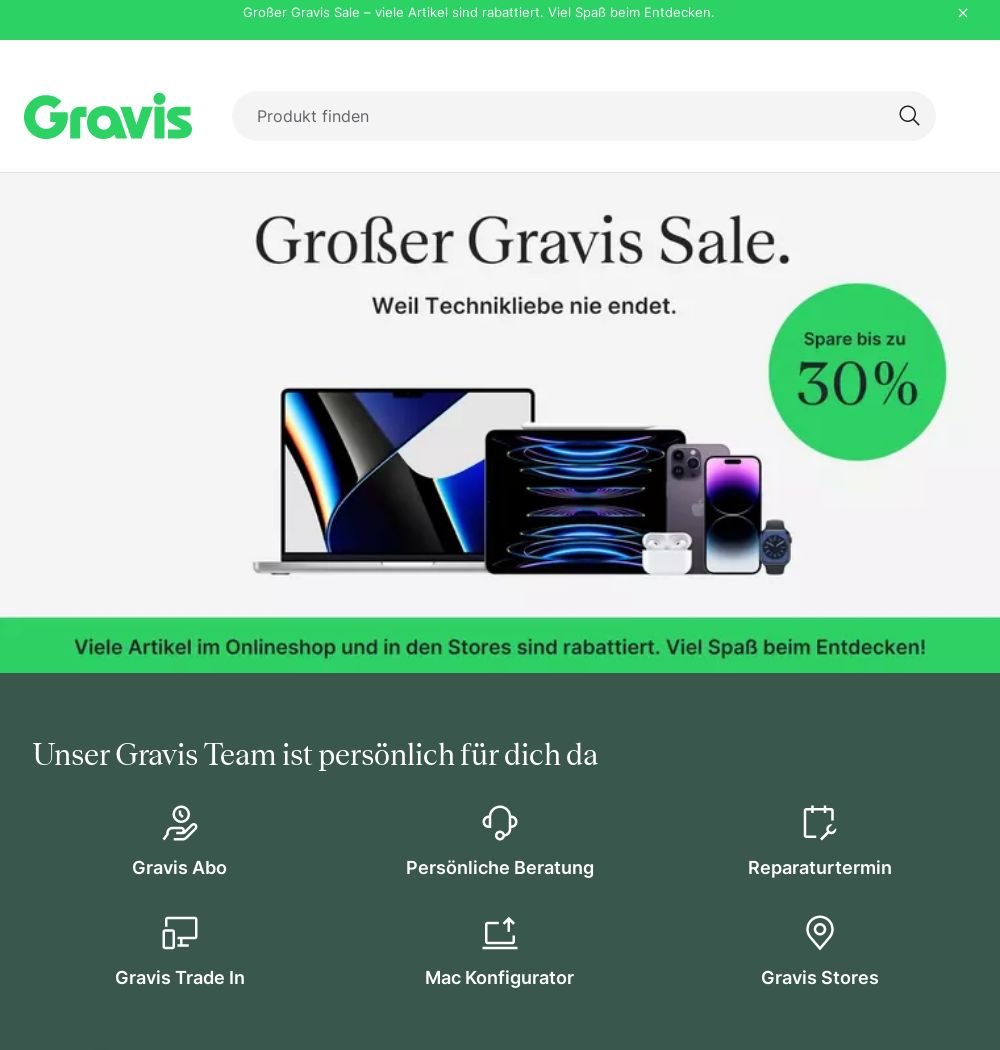 GRAVIS Prospekt - Aktuell vom 22.04-28.04.2024