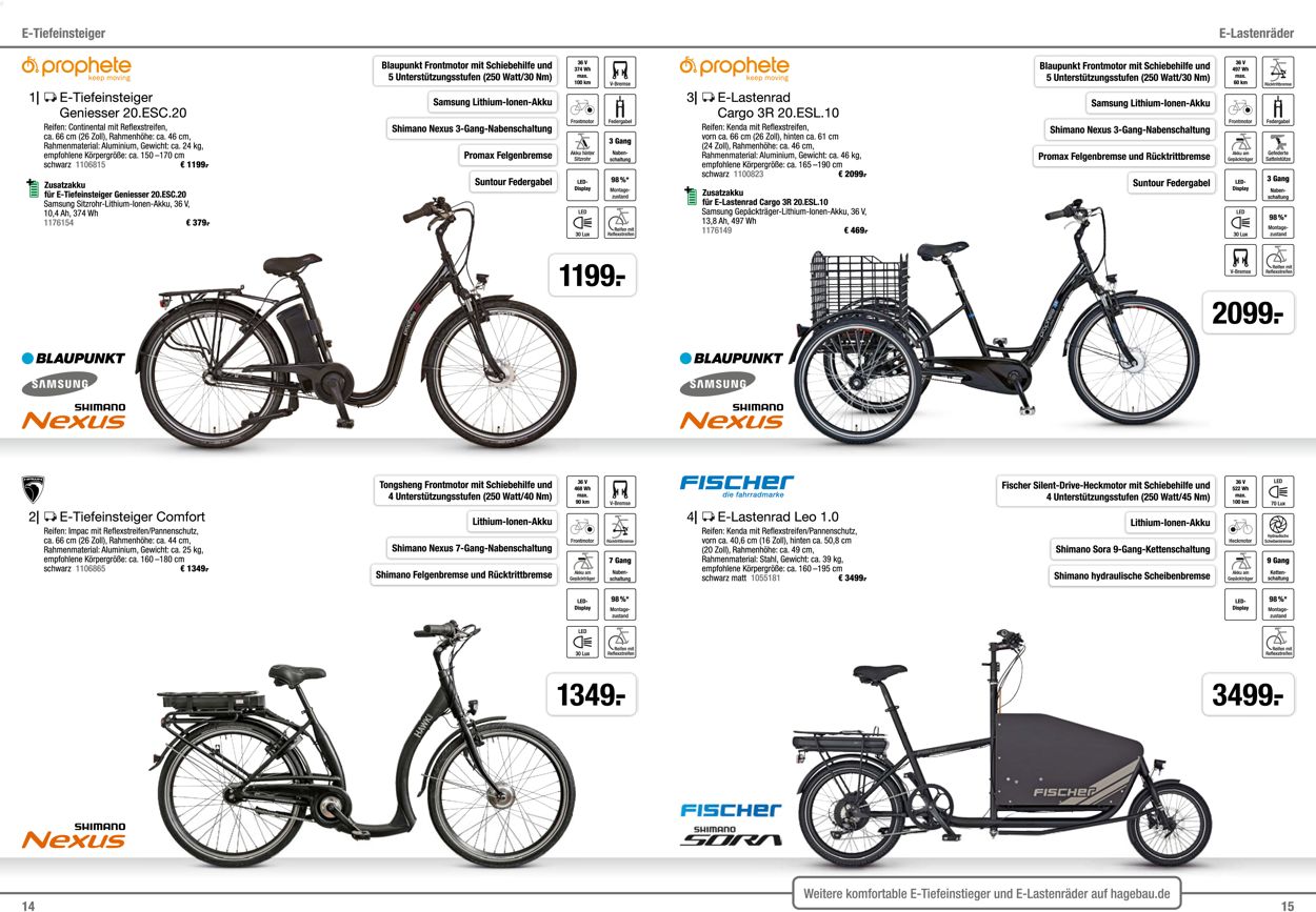 hagebaumarkt Fahrrad Prospekt - Aktuell vom 01.03-30.06.2021 (Seite 8)