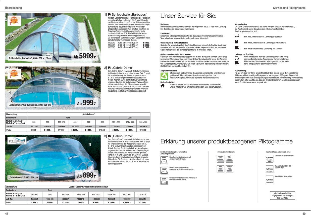 hagebaumarkt Pool Prospekt - Aktuell vom 12.04-30.04.2021 (Seite 25)