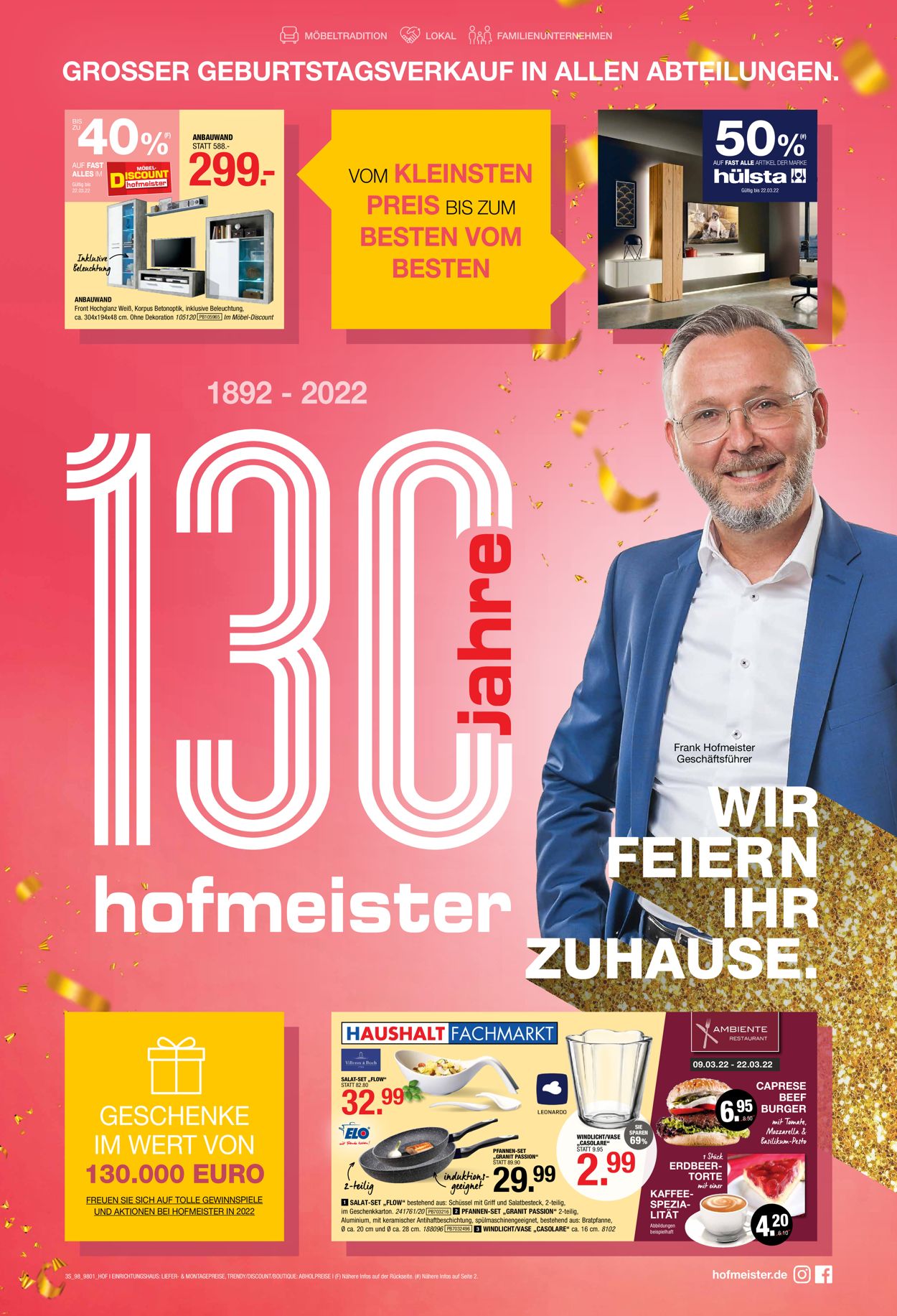 Hofmeister Prospekt - Aktuell vom 09.03-22.03.2022