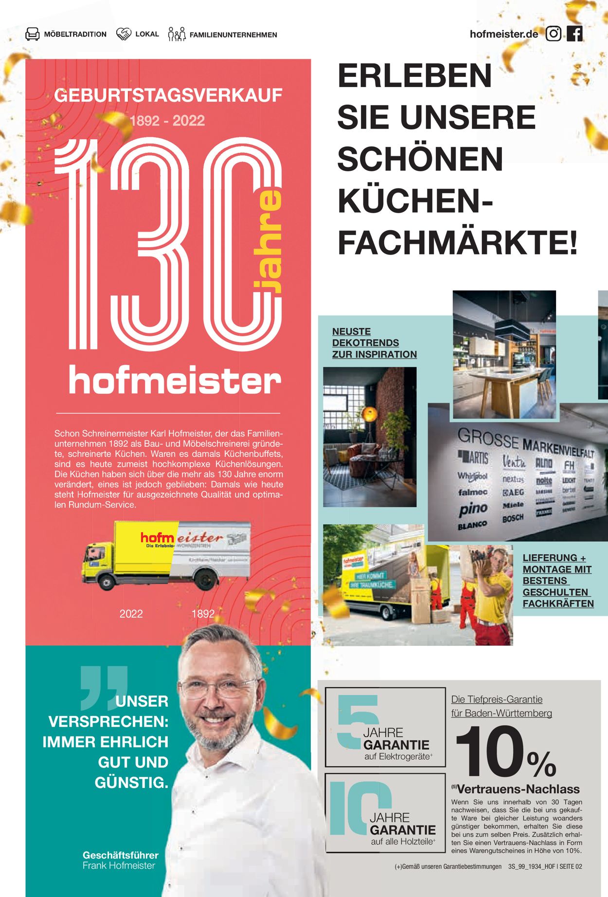 Hofmeister Prospekt - Aktuell vom 22.06-19.07.2022 (Seite 2)