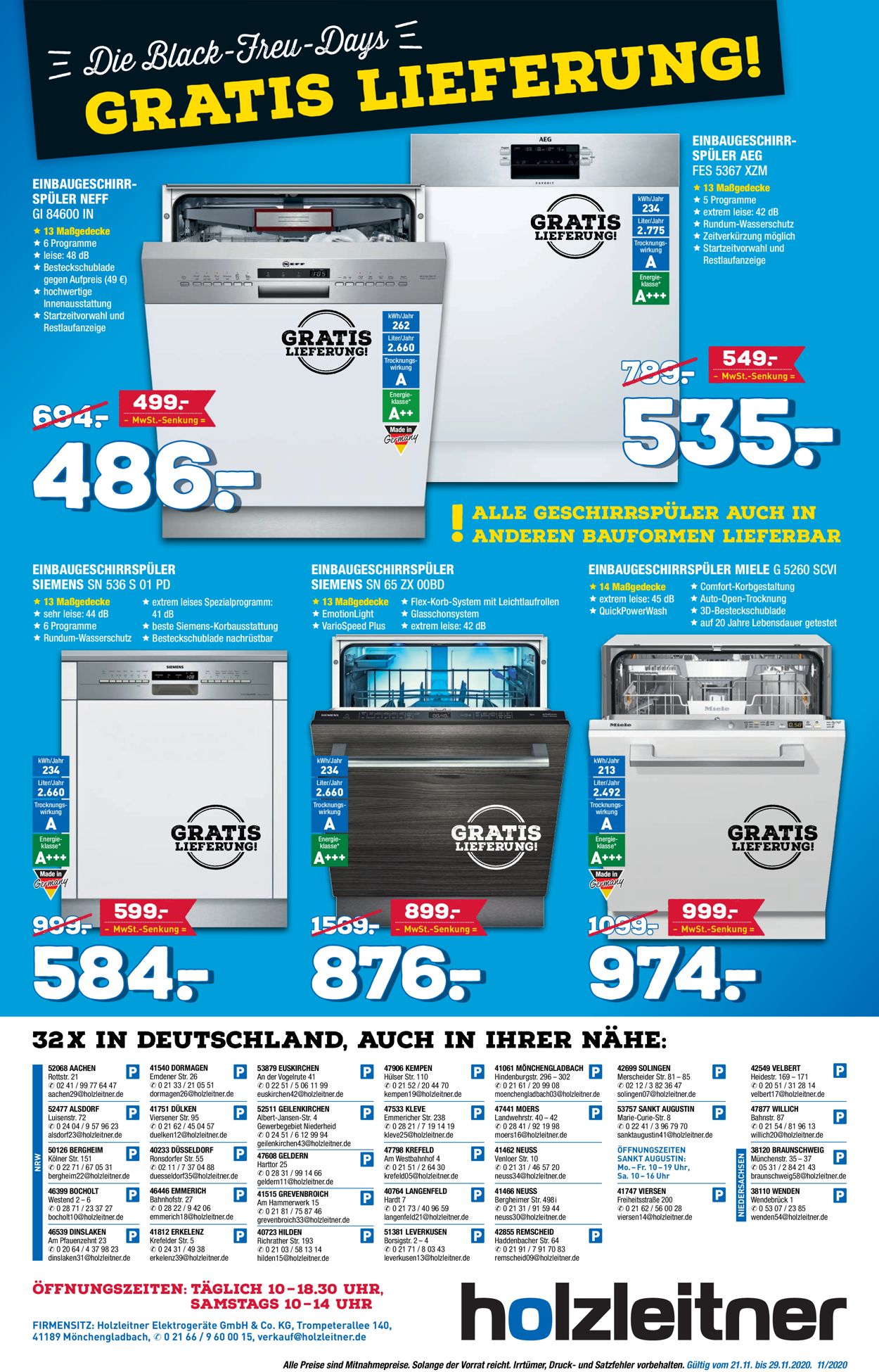 Holzleitner Elektrogeräte Black Friday 2020 Prospekt - Aktuell vom 21.11-29.11.2020 (Seite 4)