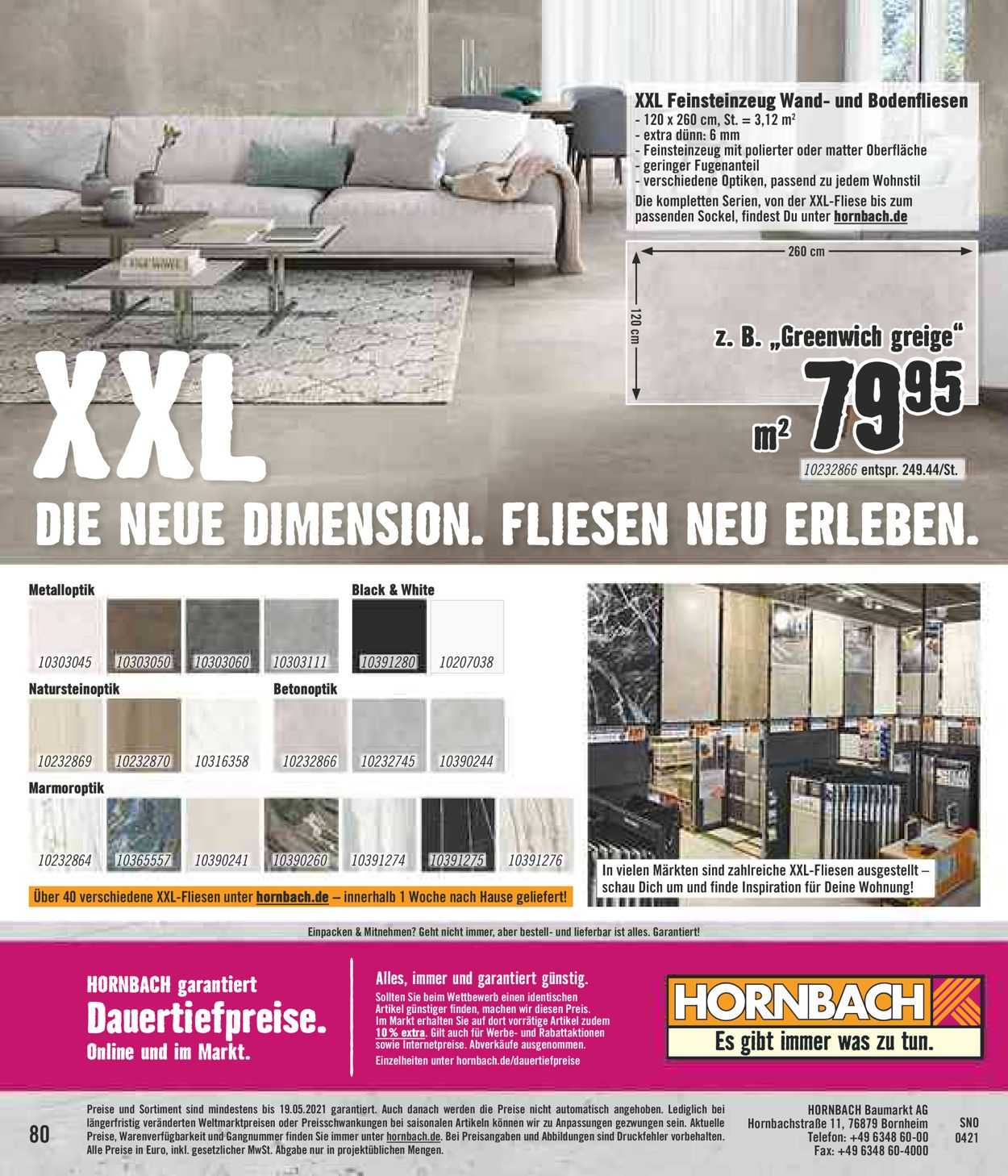 Hornbach Prospekt - Aktuell vom 22.04-19.05.2021 (Seite 41)