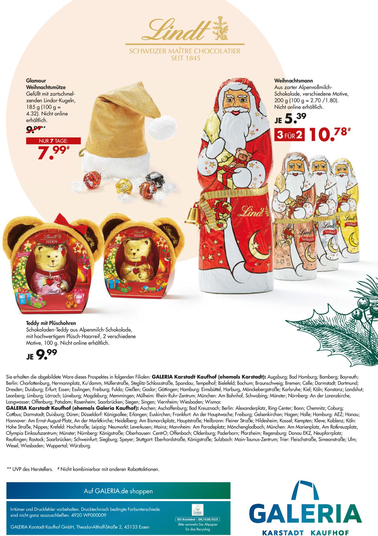 Karstadt Weihnachtsprospekt 2020 Prospekt - Aktuell vom 02.12-08.12.2020 (Seite 52)