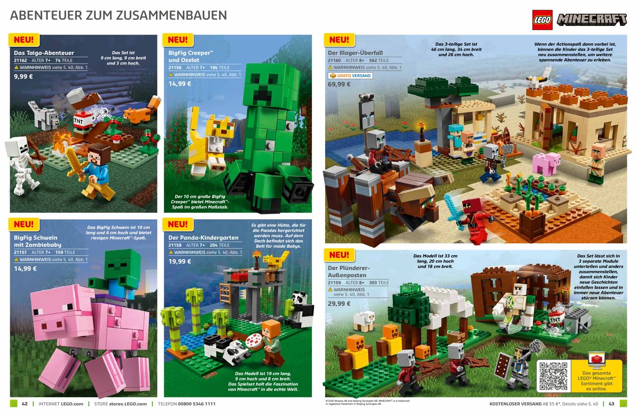 LEGO Prospekt - Aktuell vom 27.08-31.12.2020 (Seite 22)