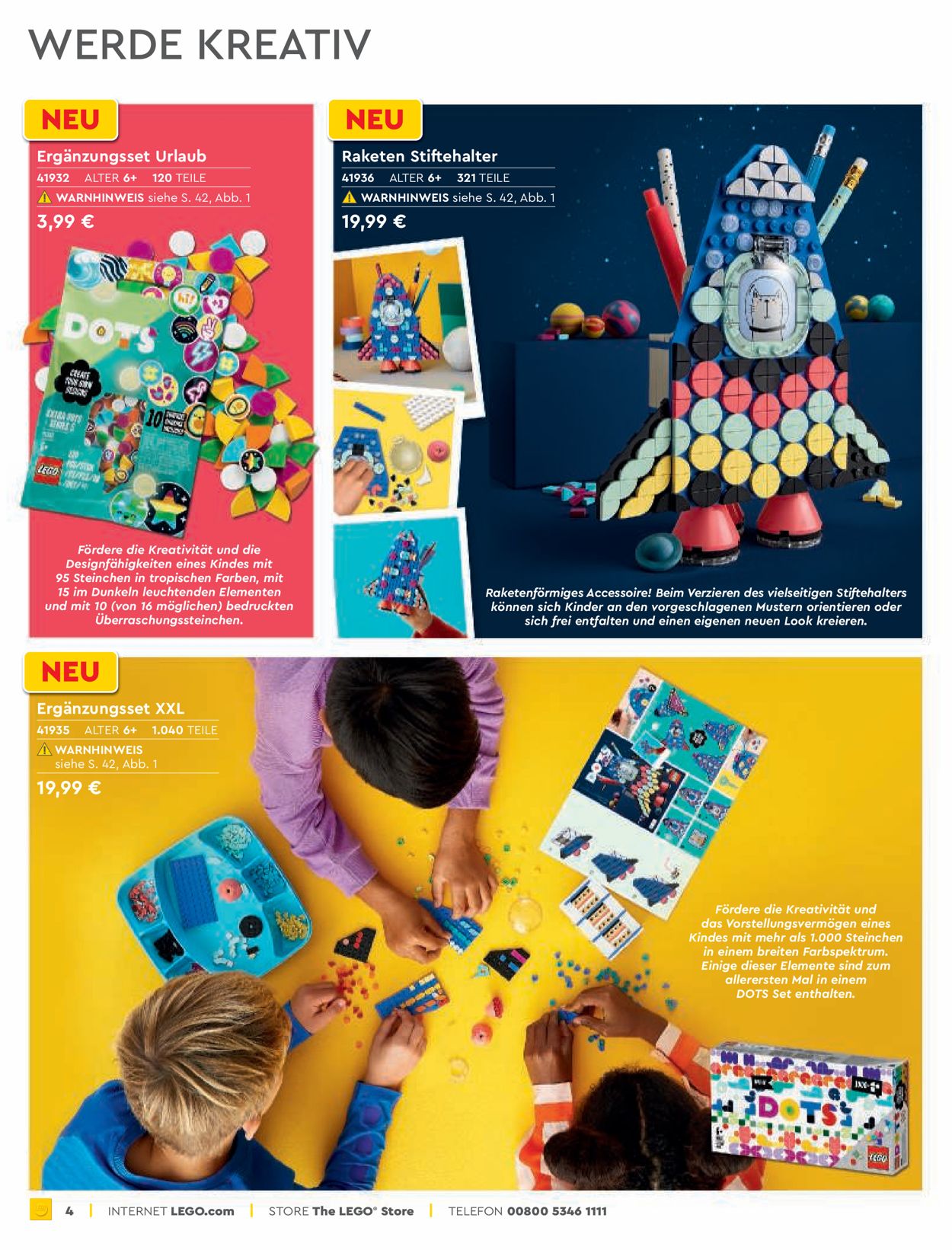 LEGO Prospekt - Aktuell vom 07.06-31.08.2021 (Seite 4)