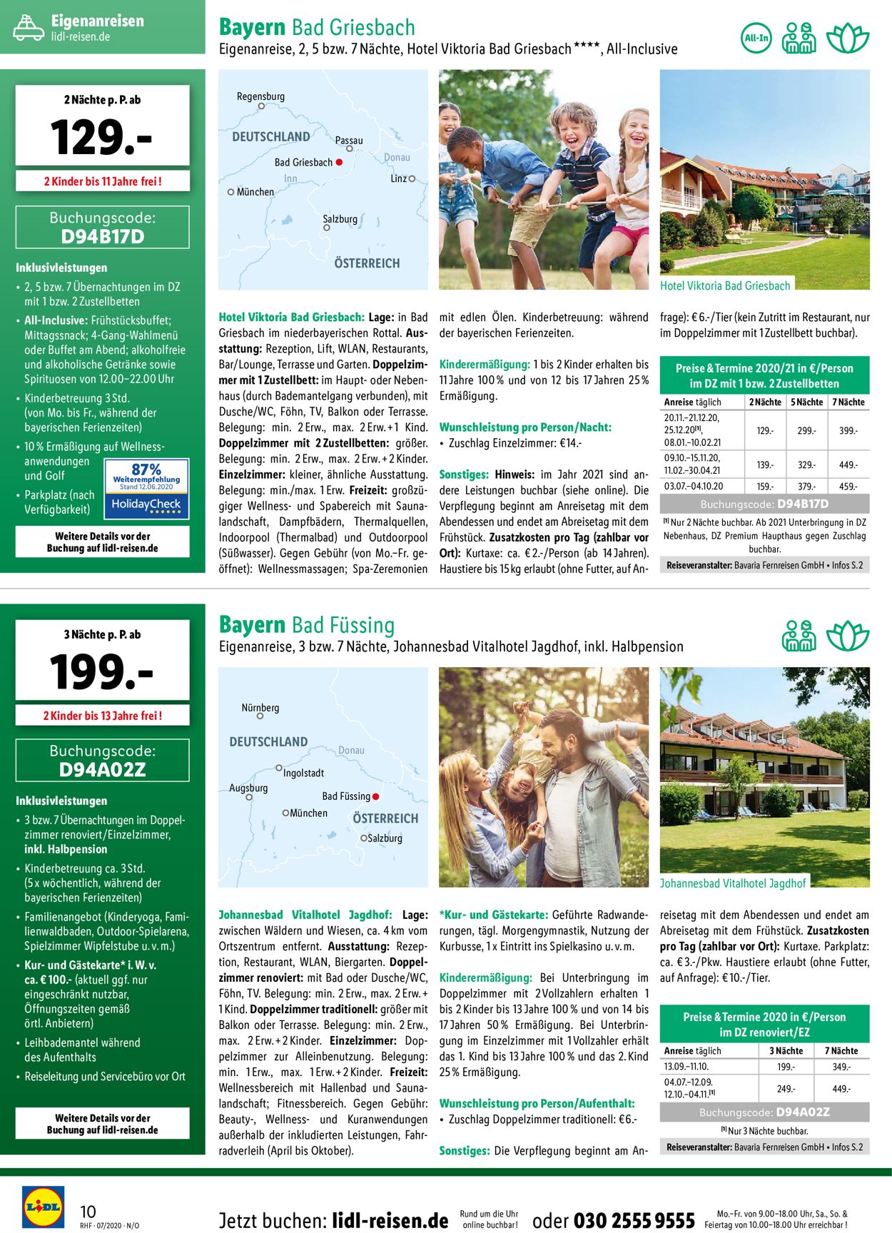 Lidl-Reisen Prospekt - Aktuell vom 01.07-02.08.2020 (Seite 10)