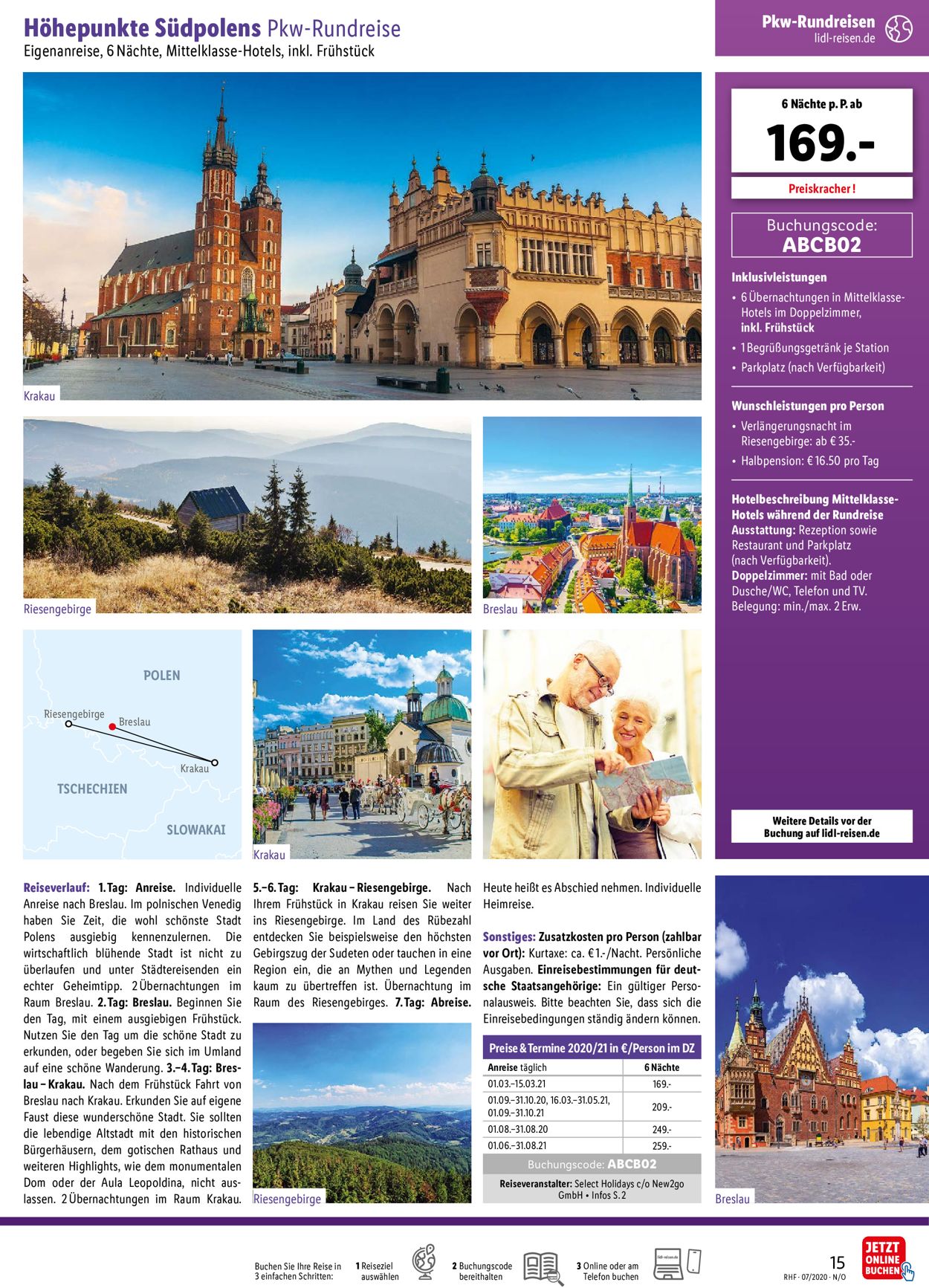 Lidl-Reisen Prospekt - Aktuell vom 01.07-02.08.2020 (Seite 15)