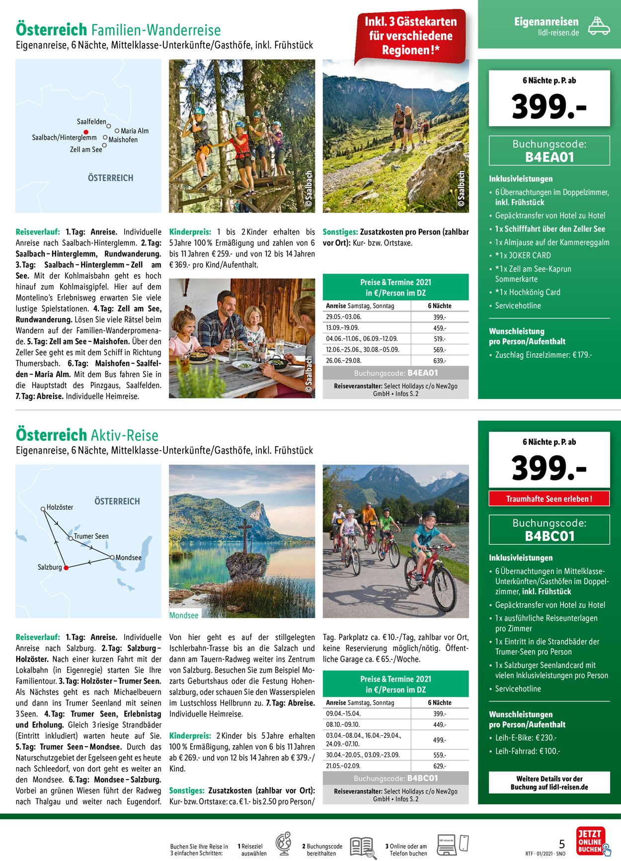 Lidl-Reisen Prospekt - Aktuell vom 13.01-31.01.2021 (Seite 5)