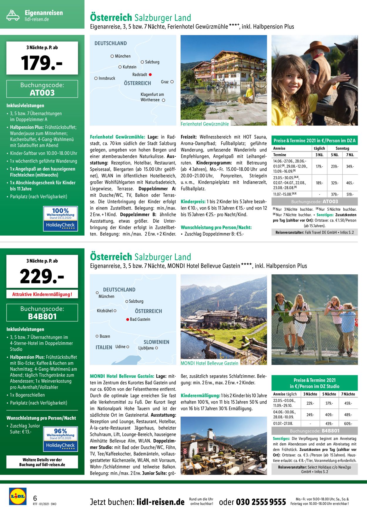 Lidl-Reisen Prospekt - Aktuell vom 13.01-31.01.2021 (Seite 6)