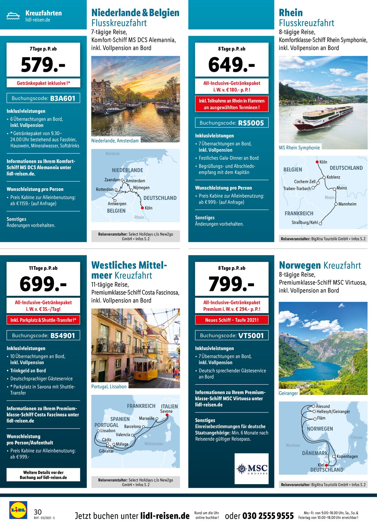 Lidl-Reisen Prospekt - Aktuell vom 27.02-31.03.2021 (Seite 30)
