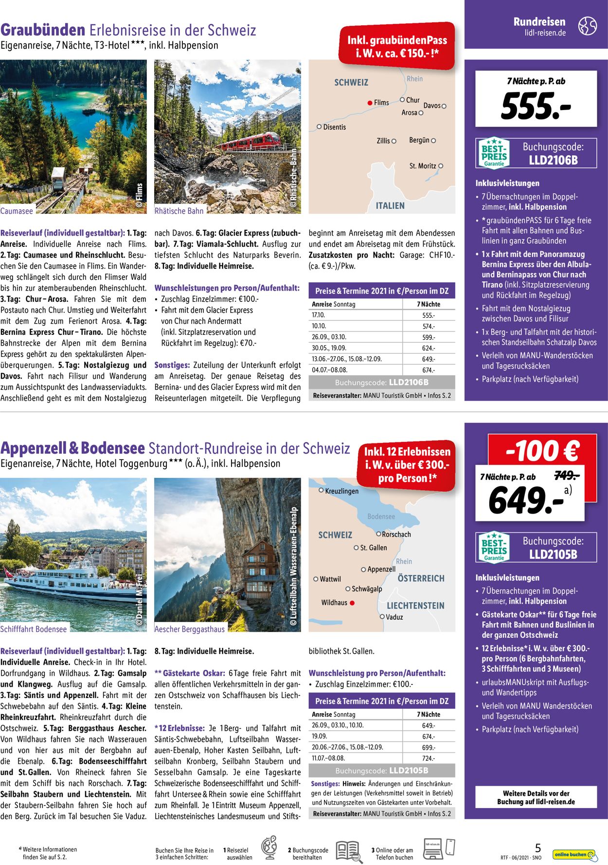 Lidl-Reisen Prospekt - Aktuell vom 12.06-10.07.2021 (Seite 5)