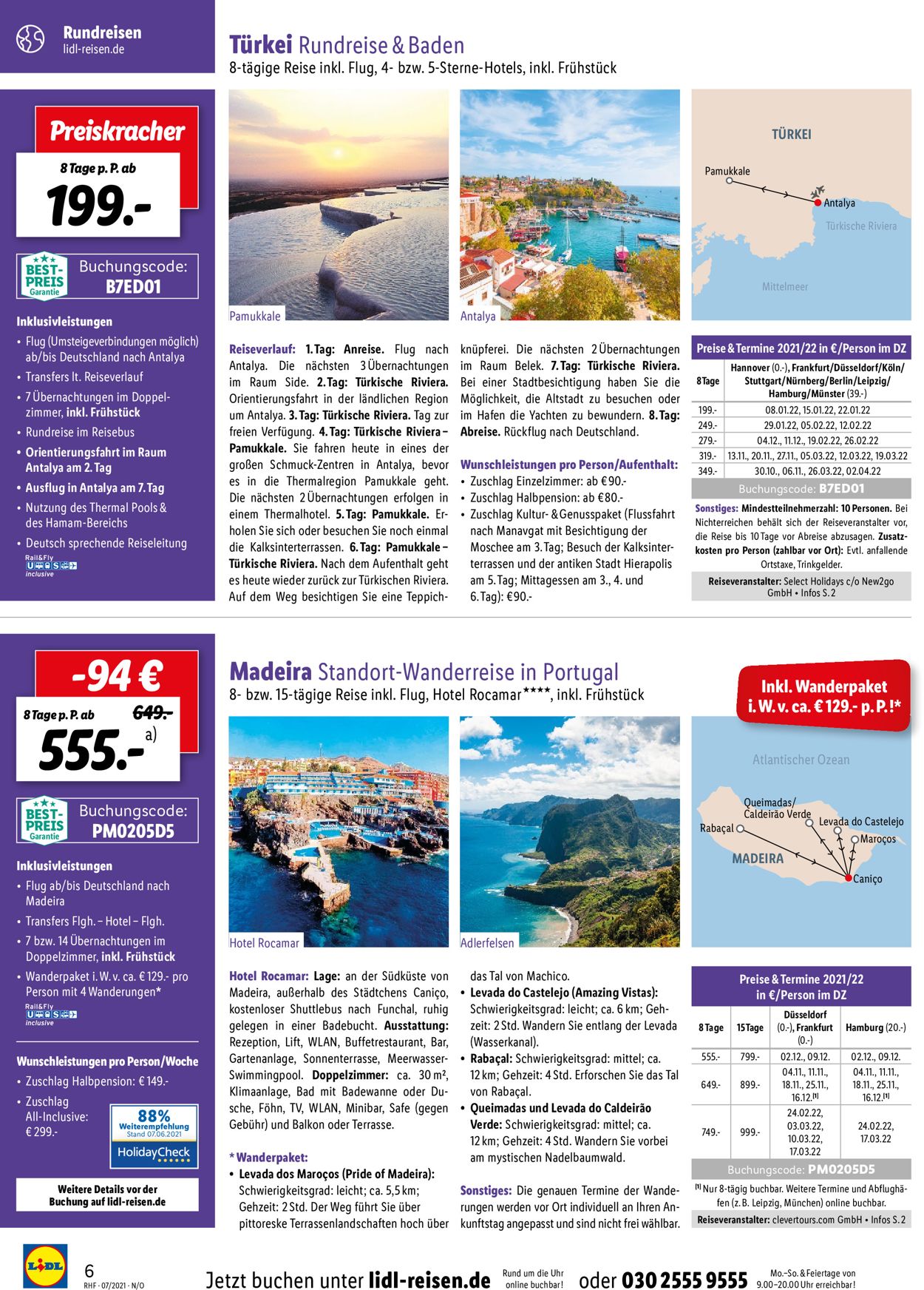 Lidl-Reisen Prospekt - Aktuell vom 30.06-26.08.2021 (Seite 6)