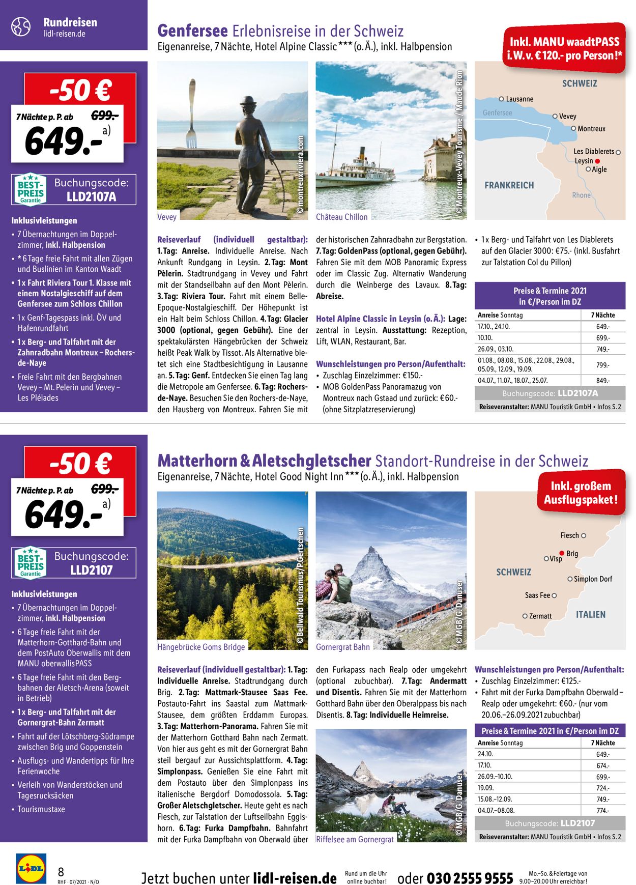Lidl-Reisen Prospekt - Aktuell vom 30.06-26.08.2021 (Seite 8)