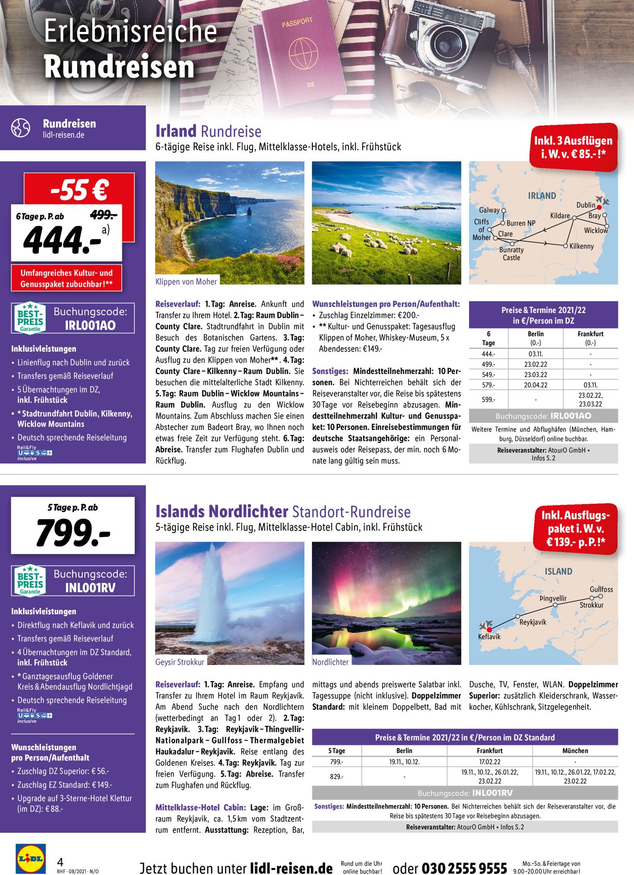 Lidl-Reisen Prospekt - Aktuell vom 28.07-31.08.2021 (Seite 4)