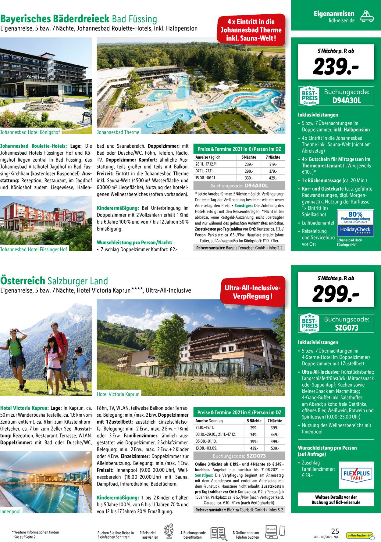 Lidl-Reisen Prospekt - Aktuell vom 28.07-31.08.2021 (Seite 25)