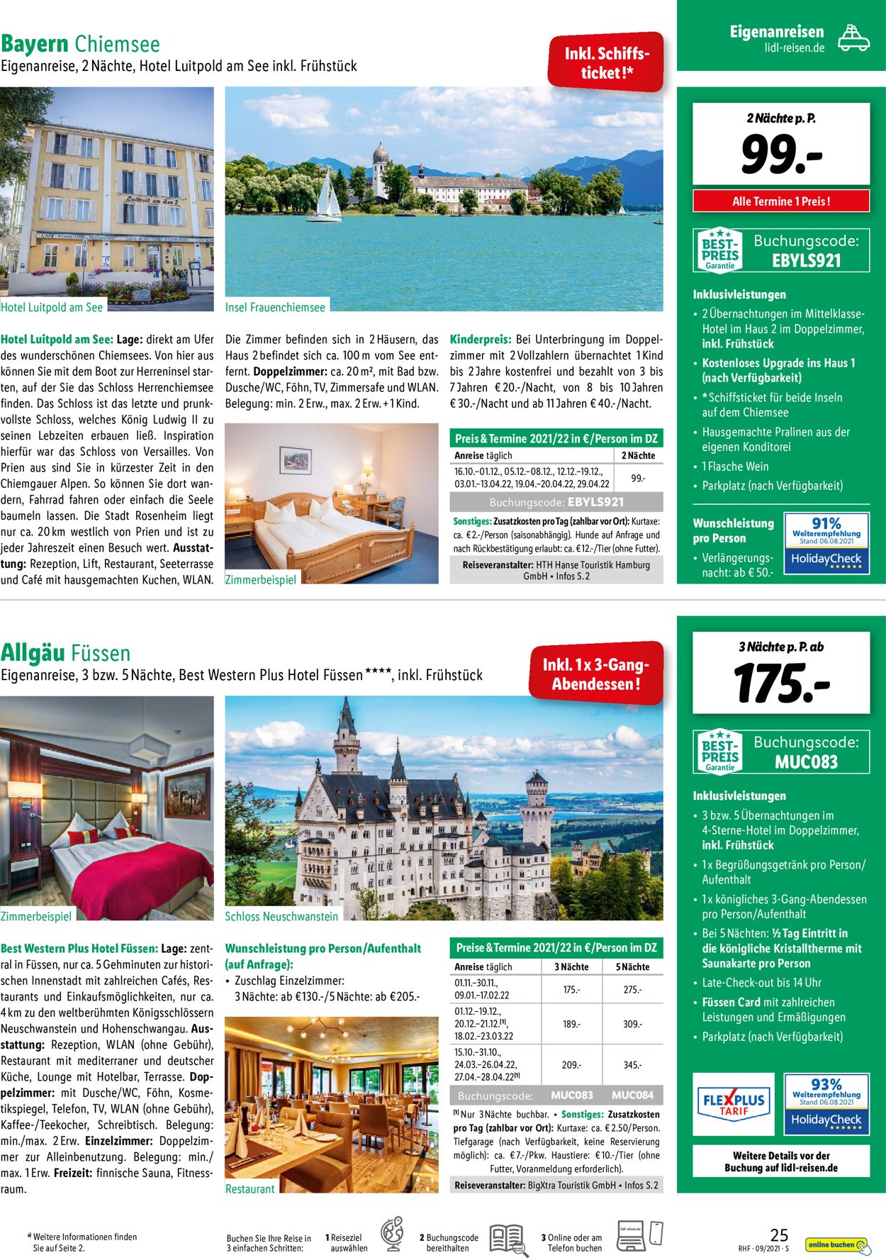 Lidl-Reisen Prospekt - Aktuell vom 28.08-31.10.2021 (Seite 25)