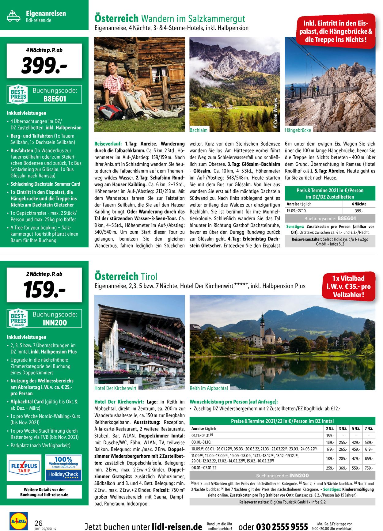 Lidl-Reisen Prospekt - Aktuell vom 28.08-31.10.2021 (Seite 26)