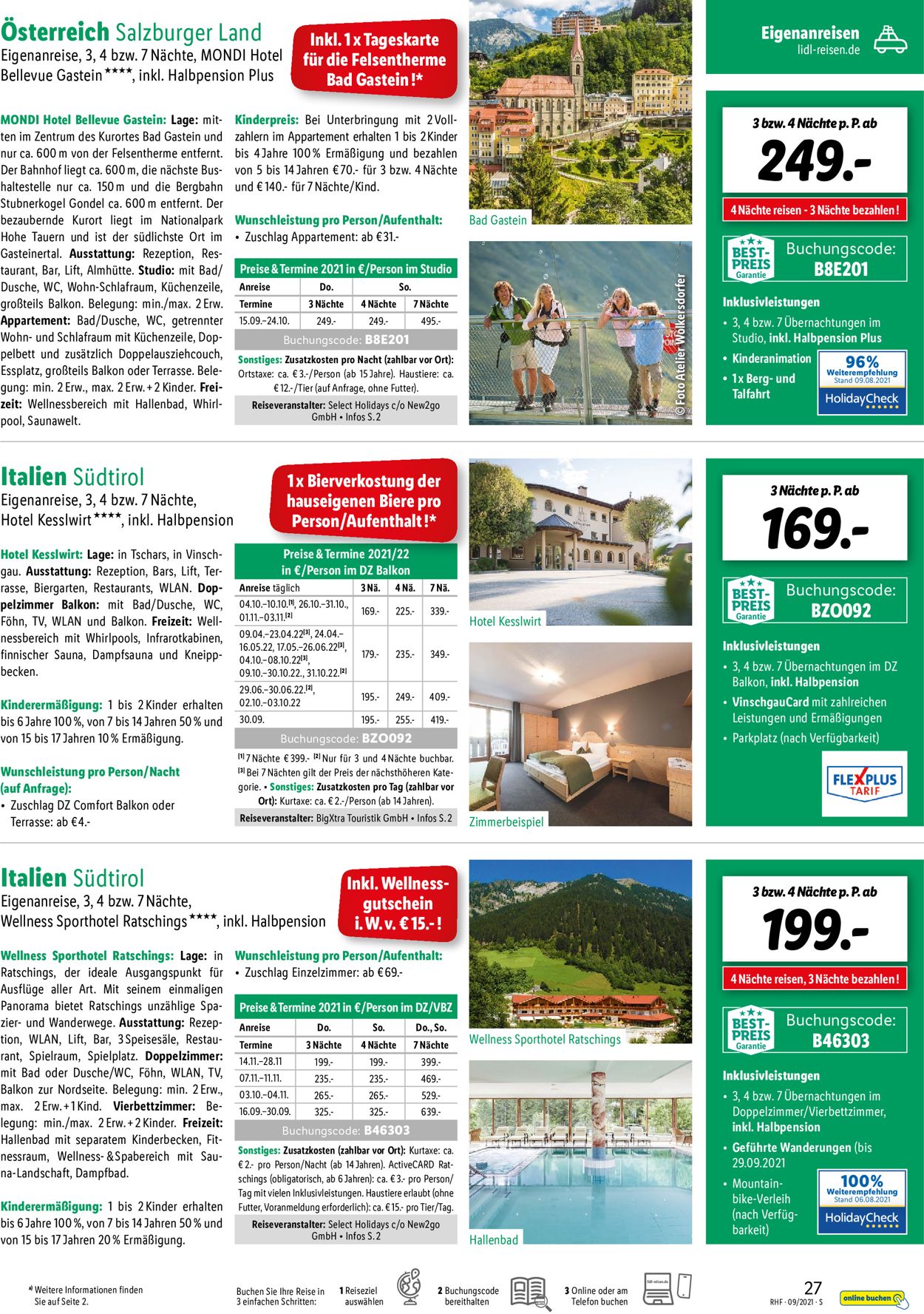 Lidl-Reisen Prospekt - Aktuell vom 28.08-31.10.2021 (Seite 27)