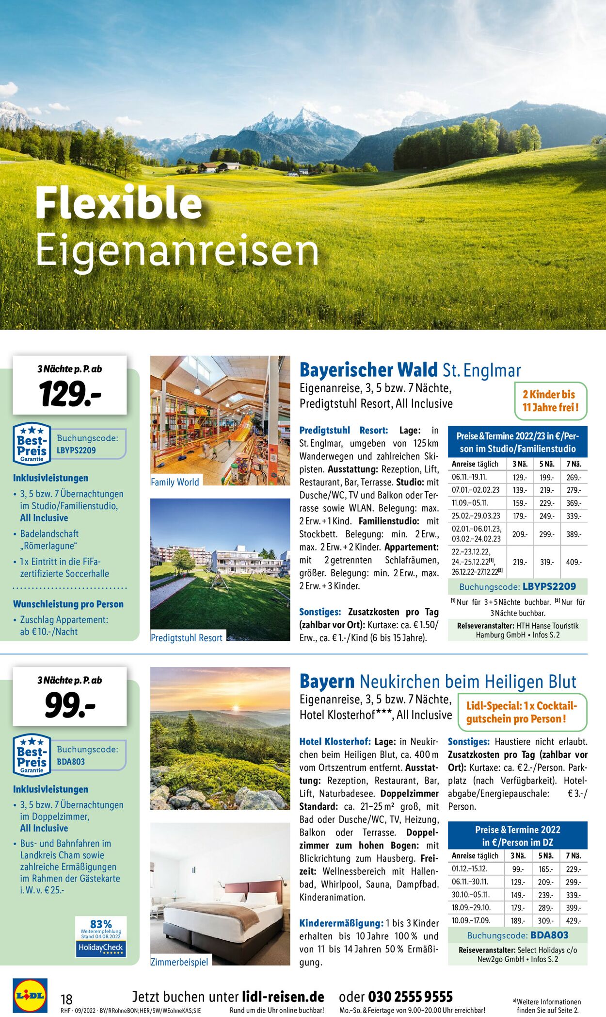 Lidl-Reisen Prospekt - Aktuell vom 31.08-31.10.2022 (Seite 18)