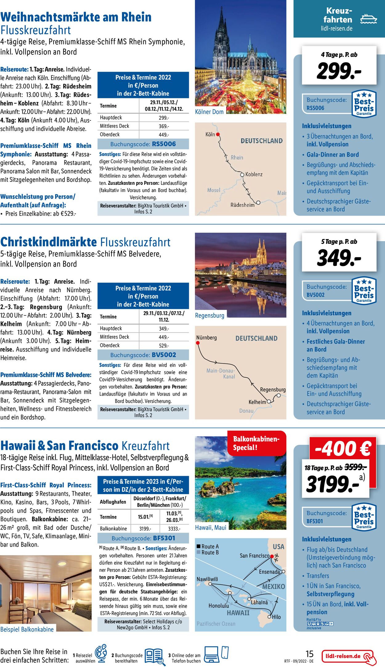 Lidl-Reisen Prospekt - Aktuell vom 14.09-12.11.2022 (Seite 15)
