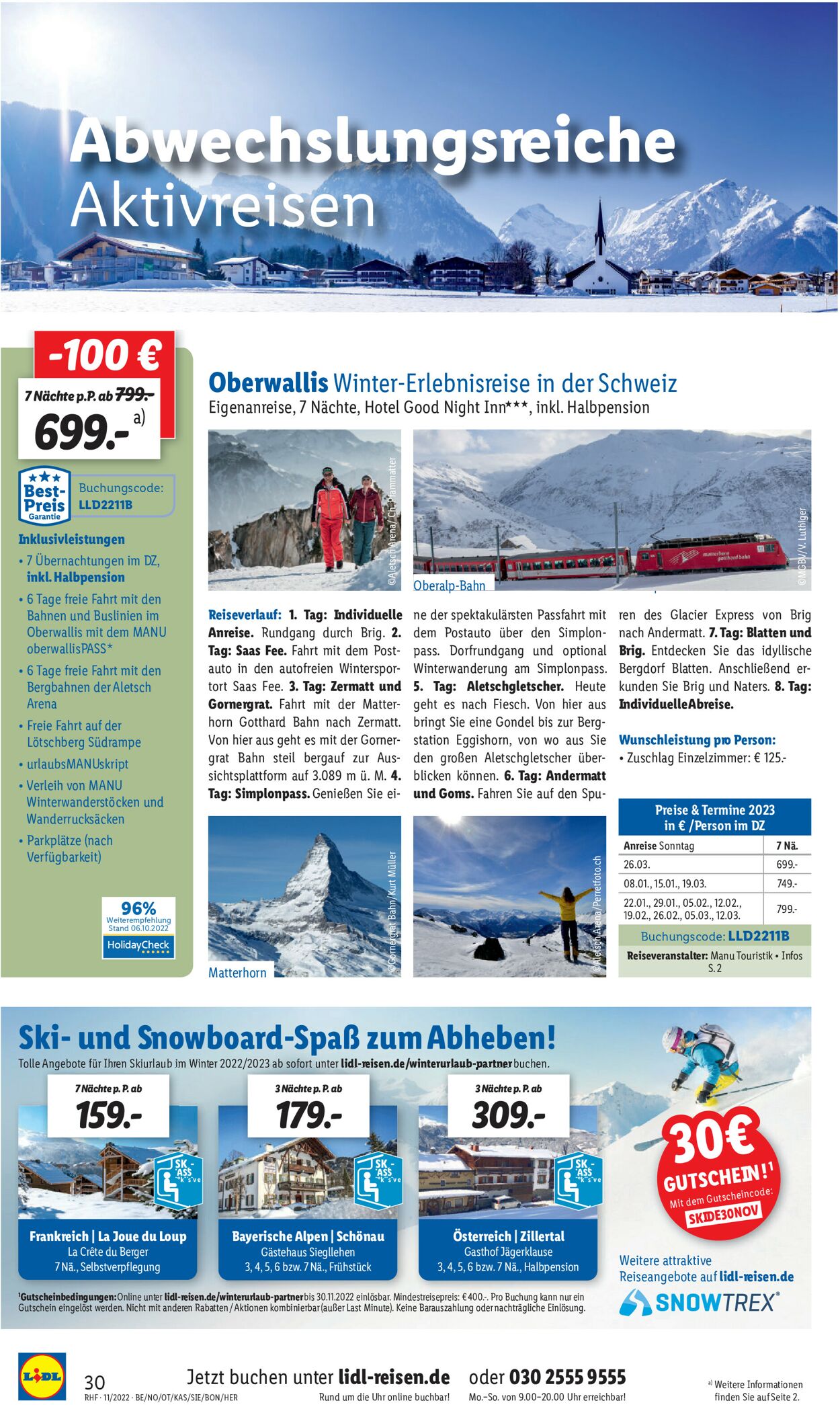Lidl-Reisen Prospekt - Aktuell vom 29.10-30.11.2022 (Seite 30)