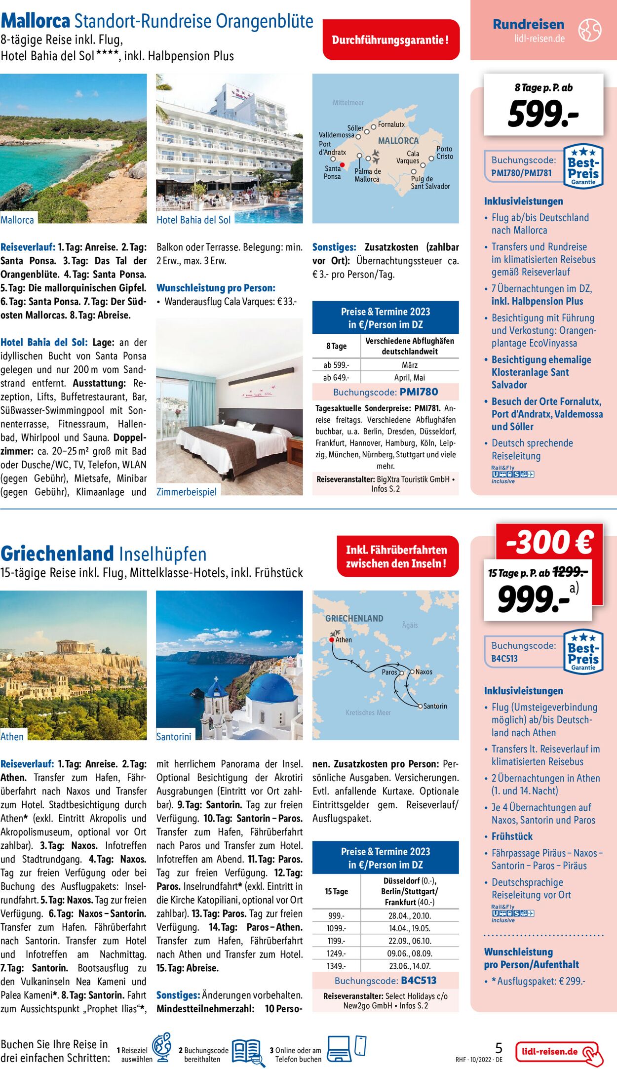 Lidl-Reisen Prospekt - Aktuell vom 28.09-30.11.2022 (Seite 5)