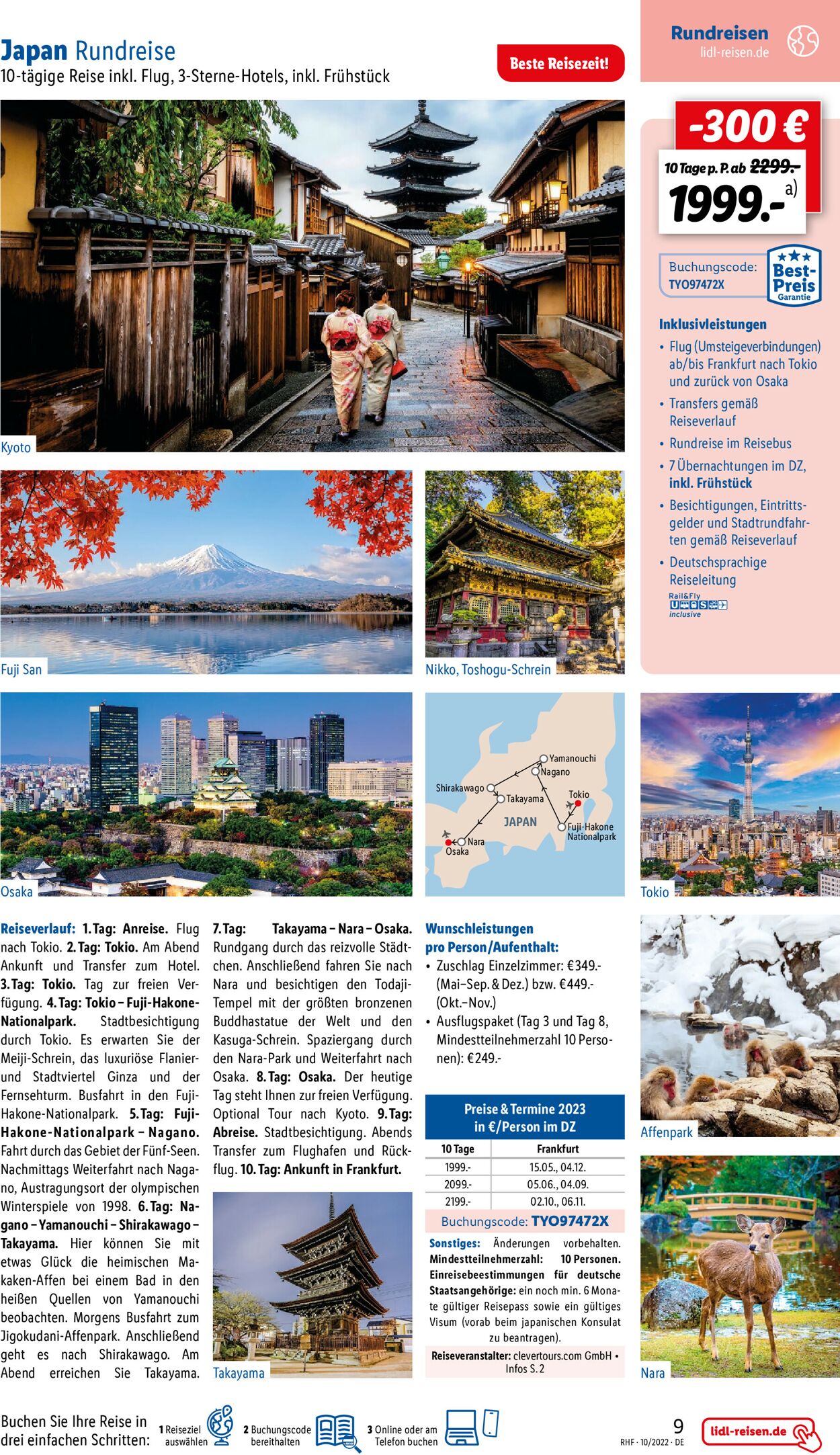 Lidl-Reisen Prospekt - Aktuell vom 28.09-30.11.2022 (Seite 9)