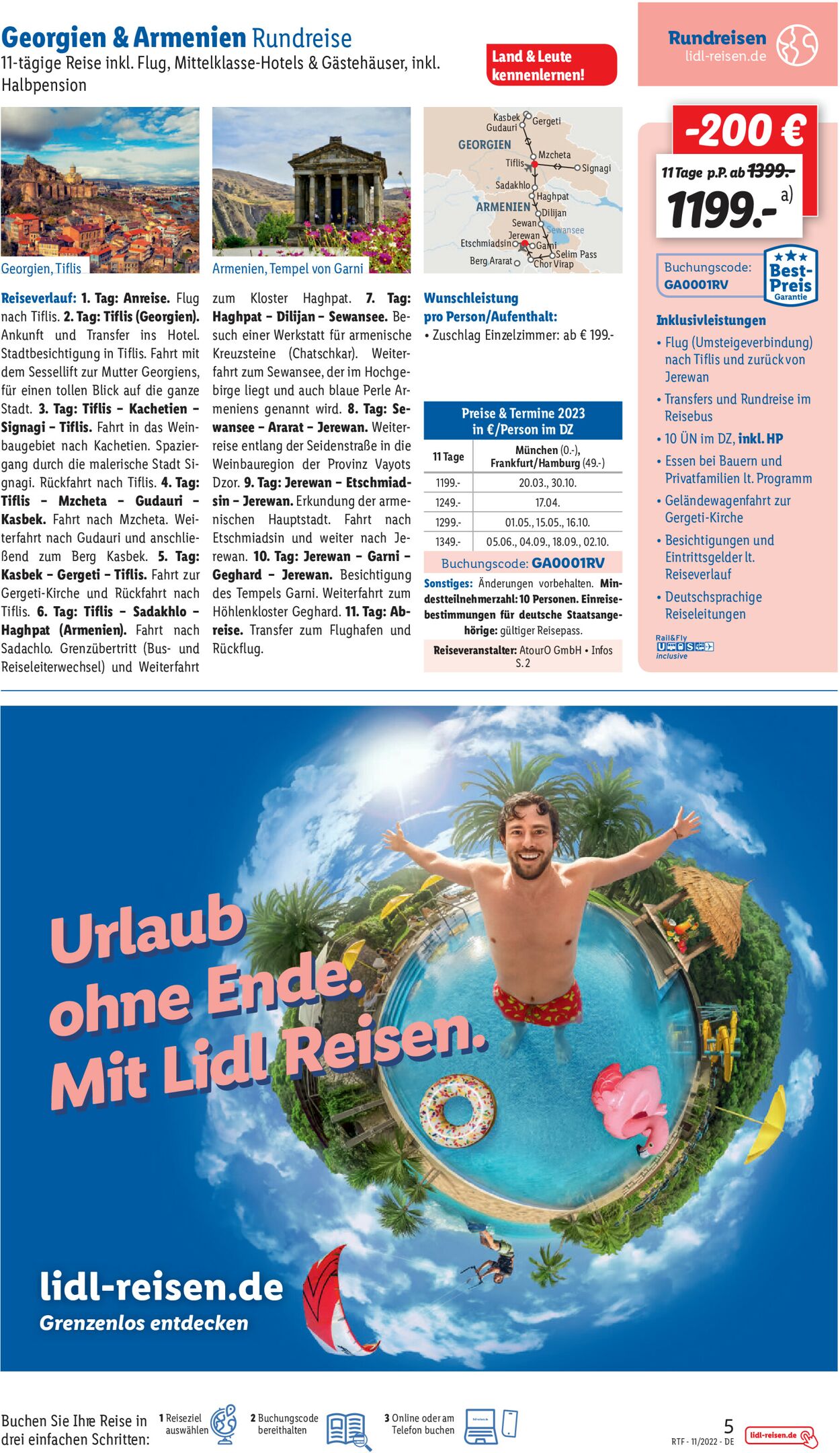 Lidl-Reisen Prospekt - Aktuell vom 12.11-14.01.2023 (Seite 5)