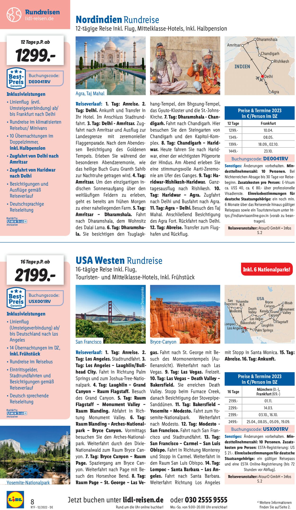 Lidl-Reisen Prospekt - Aktuell vom 14.12-11.02.2023 (Seite 8)