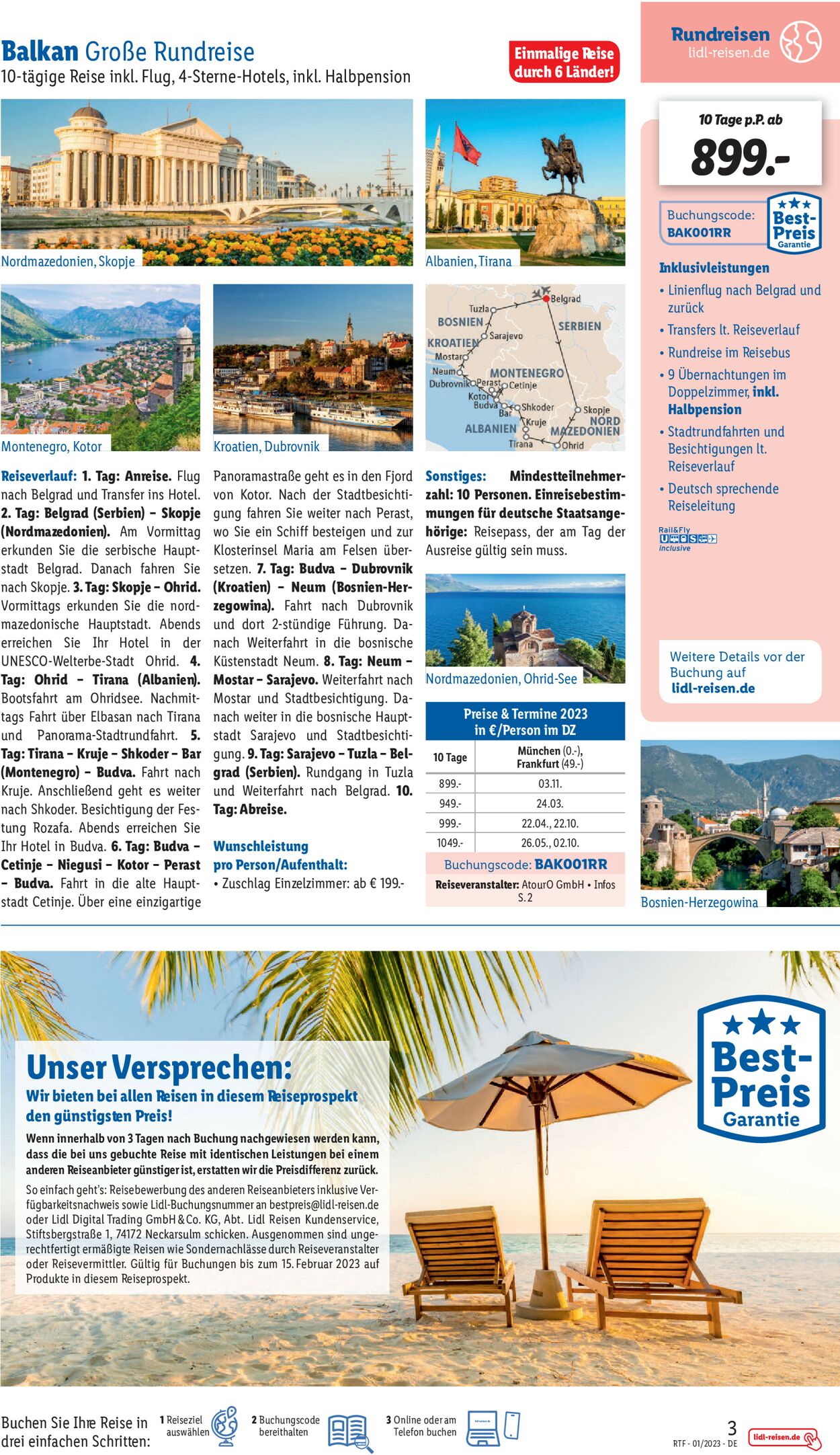 Lidl-Reisen Prospekt - Aktuell vom 14.01-15.02.2023 (Seite 3)