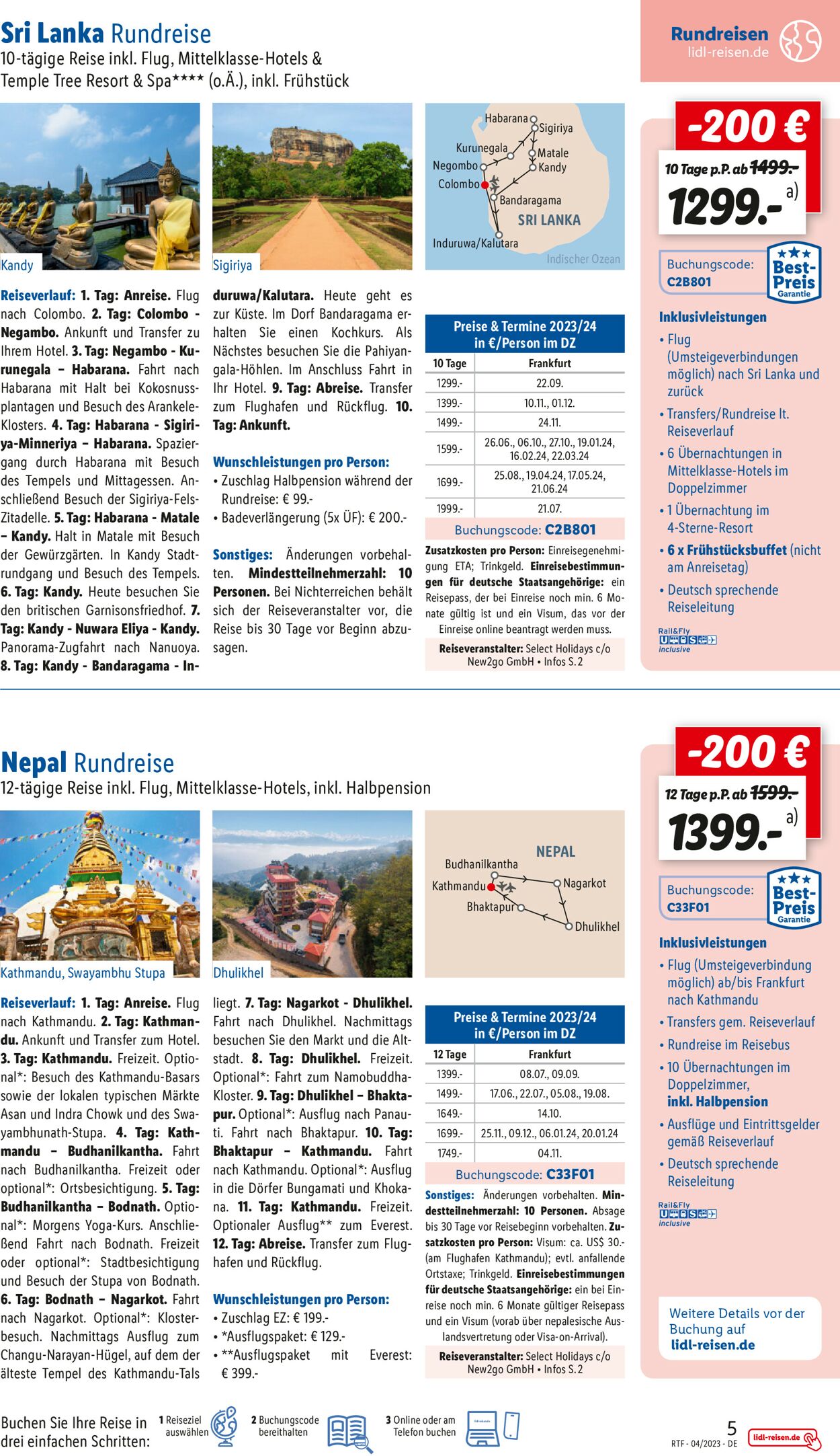 Lidl-Reisen Prospekt - Aktuell vom 12.04-30.04.2023 (Seite 5)