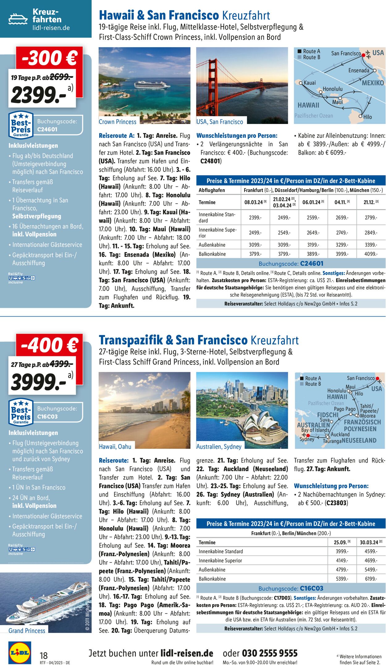 Lidl-Reisen Prospekt - Aktuell vom 12.04-30.04.2023 (Seite 18)
