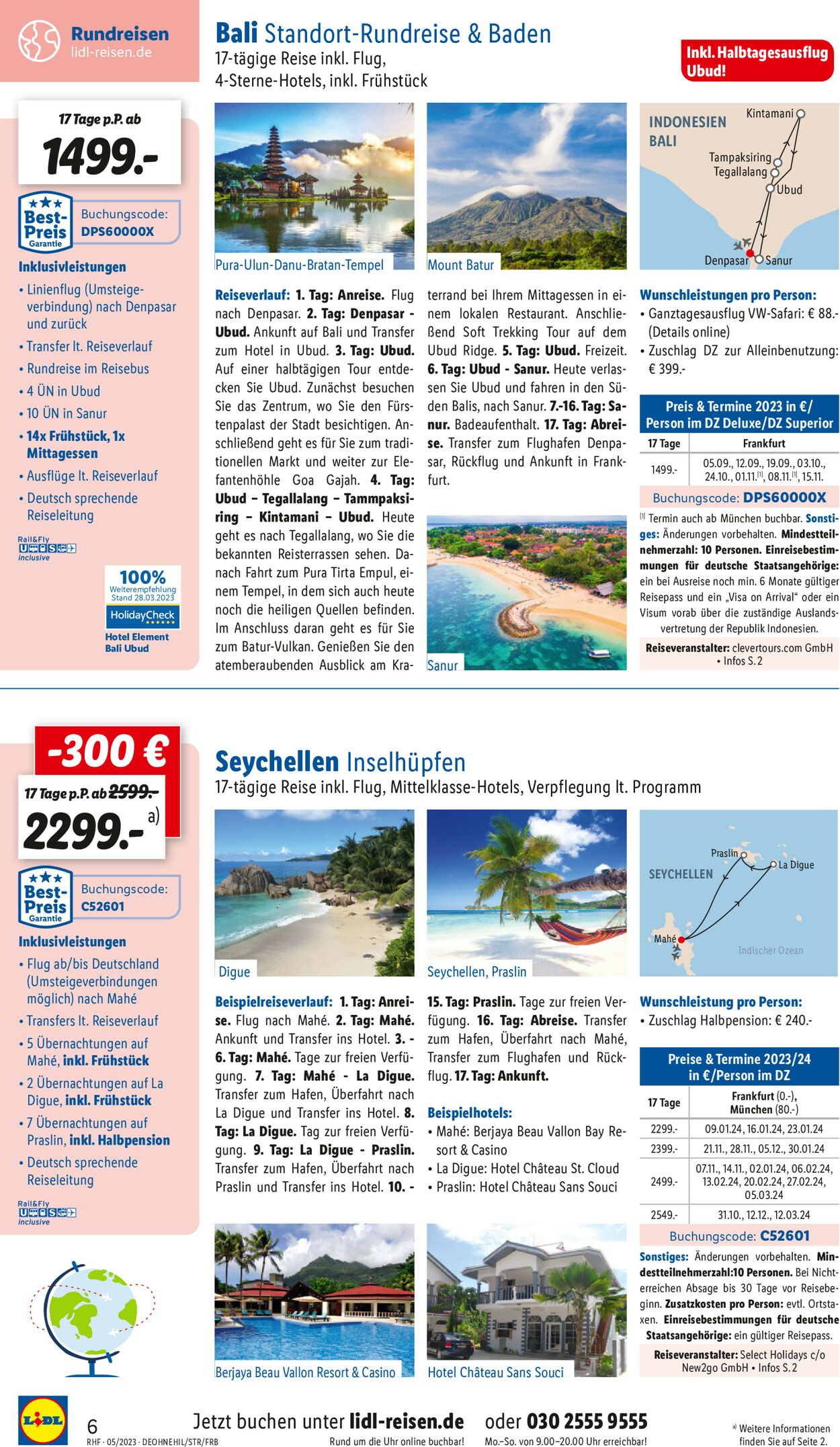 Lidl-Reisen Prospekt - Aktuell vom 29.04-31.05.2023 (Seite 6)