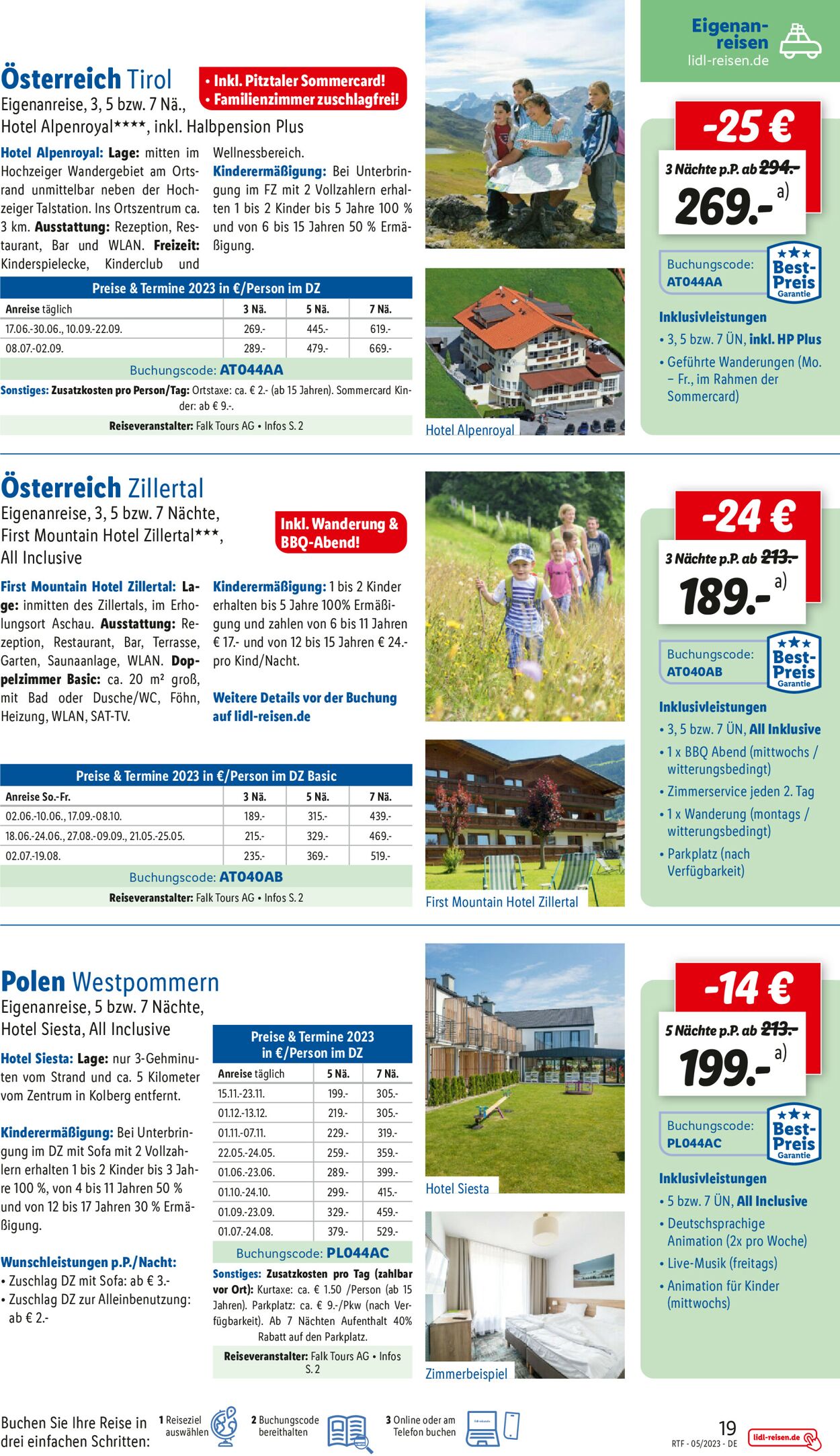 Lidl-Reisen Prospekt - Aktuell vom 12.05-15.06.2023 (Seite 19)
