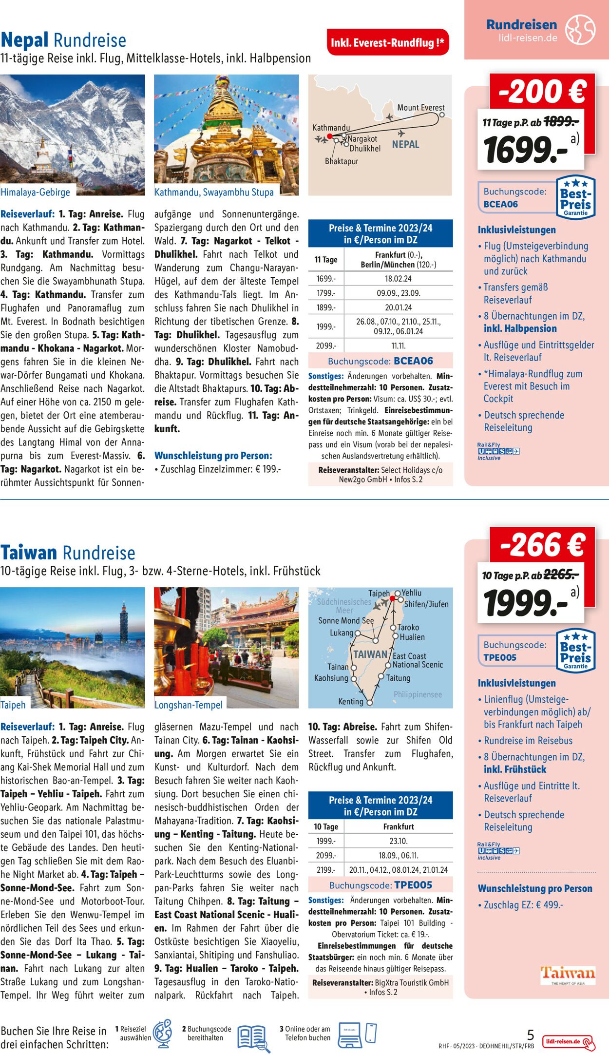 Lidl-Reisen Prospekt - Aktuell vom 29.04-31.05.2023 (Seite 5)