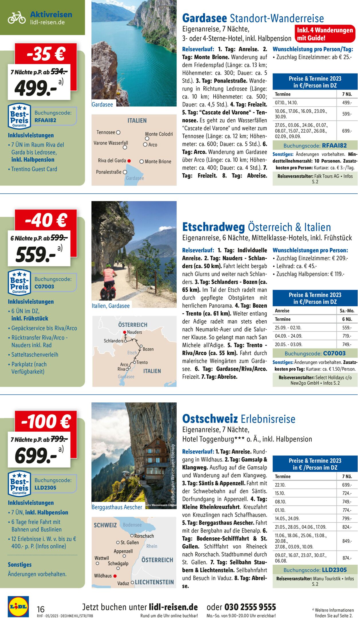 Lidl-Reisen Prospekt - Aktuell vom 29.04-31.05.2023 (Seite 16)