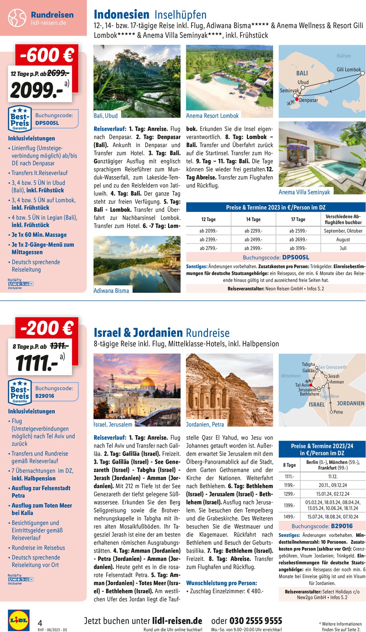 Lidl-Reisen Prospekt - Aktuell vom 31.05-30.06.2023 (Seite 4)