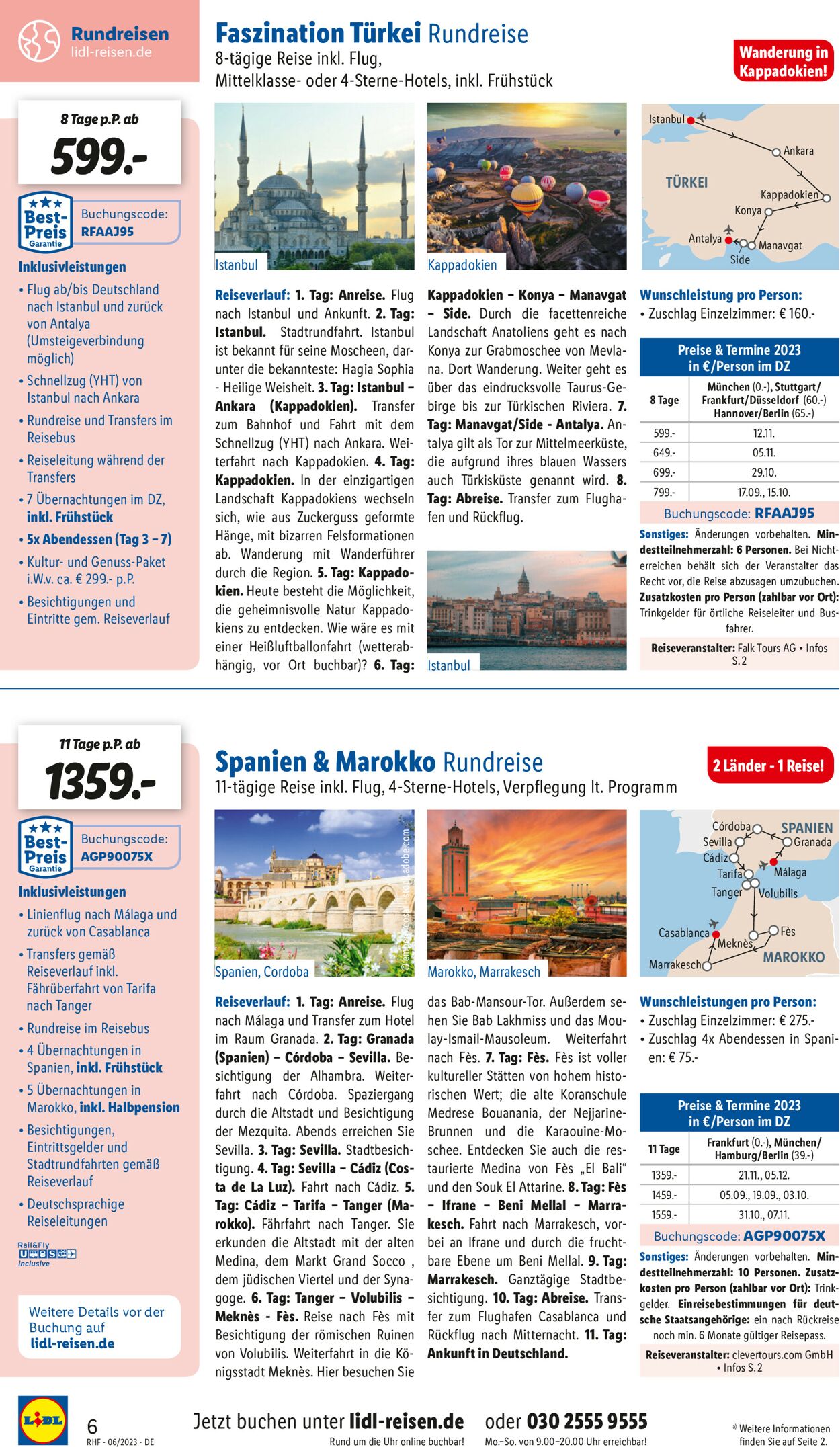 Lidl-Reisen Prospekt - Aktuell vom 31.05-30.06.2023 (Seite 6)