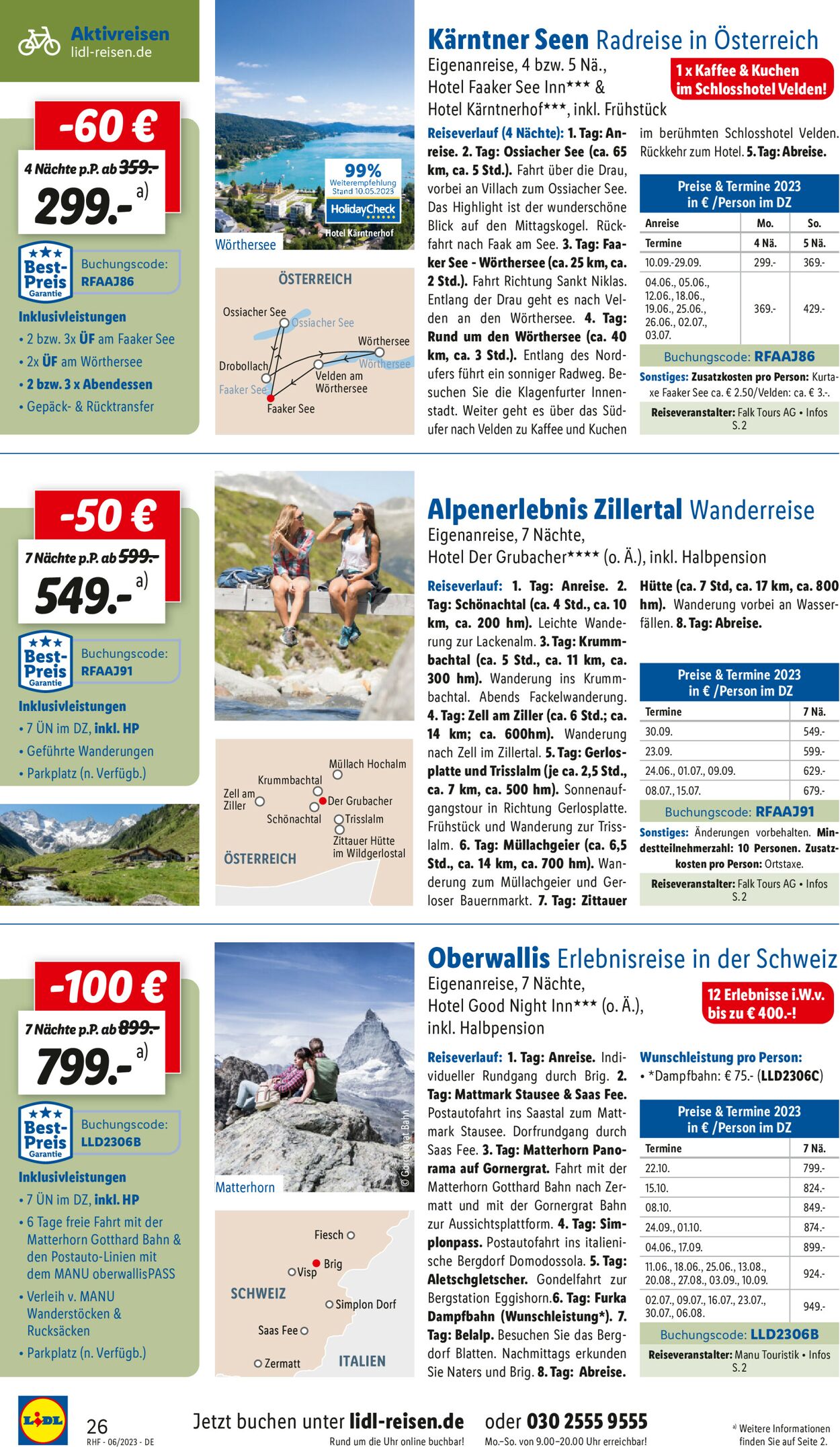 Lidl-Reisen Prospekt - Aktuell vom 31.05-30.06.2023 (Seite 26)